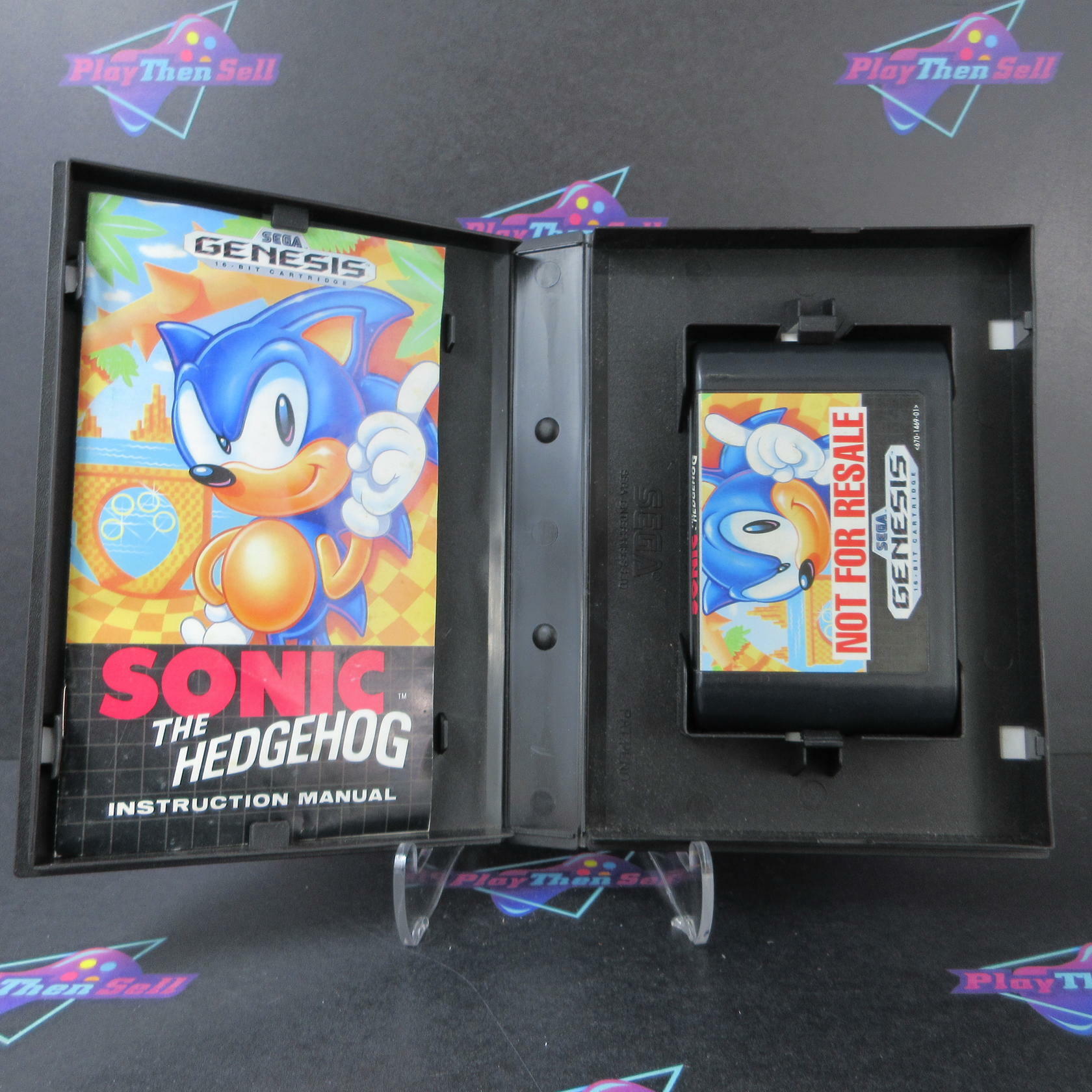 Sonic the Hedgehog Not For Resale Art Sega Genesis - Like New