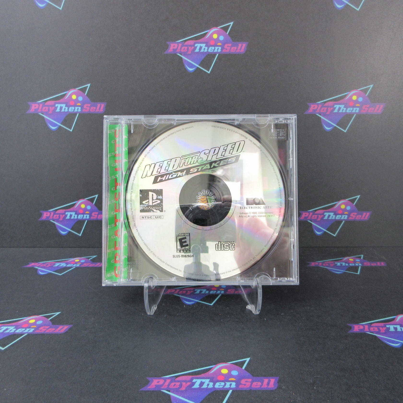 Need For Speed 4 High Stakes GH PS1 PlayStation 1 AD/DD/NM - Very Good