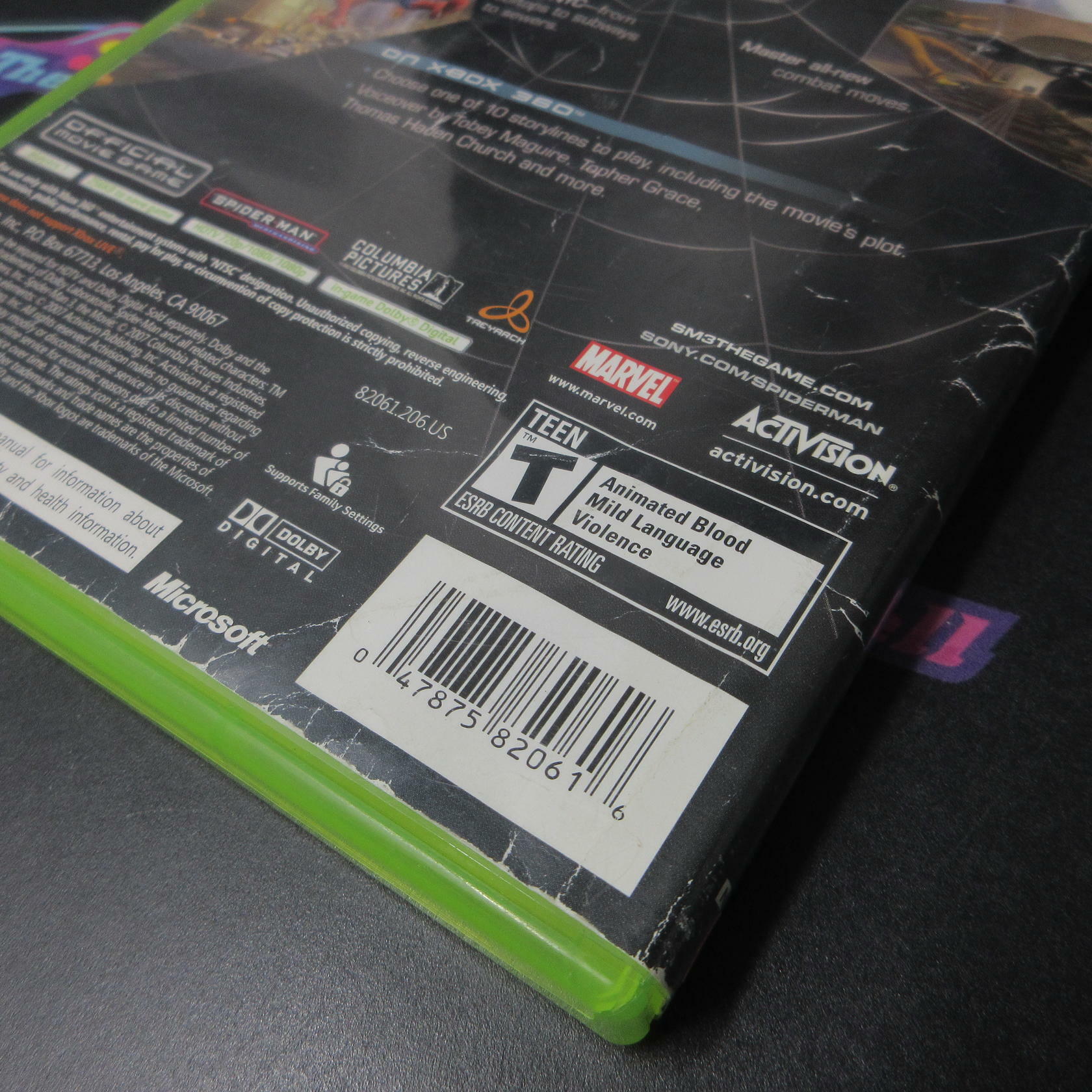 Spider-Man 3 Xbox 360 AD/NM - Very Good