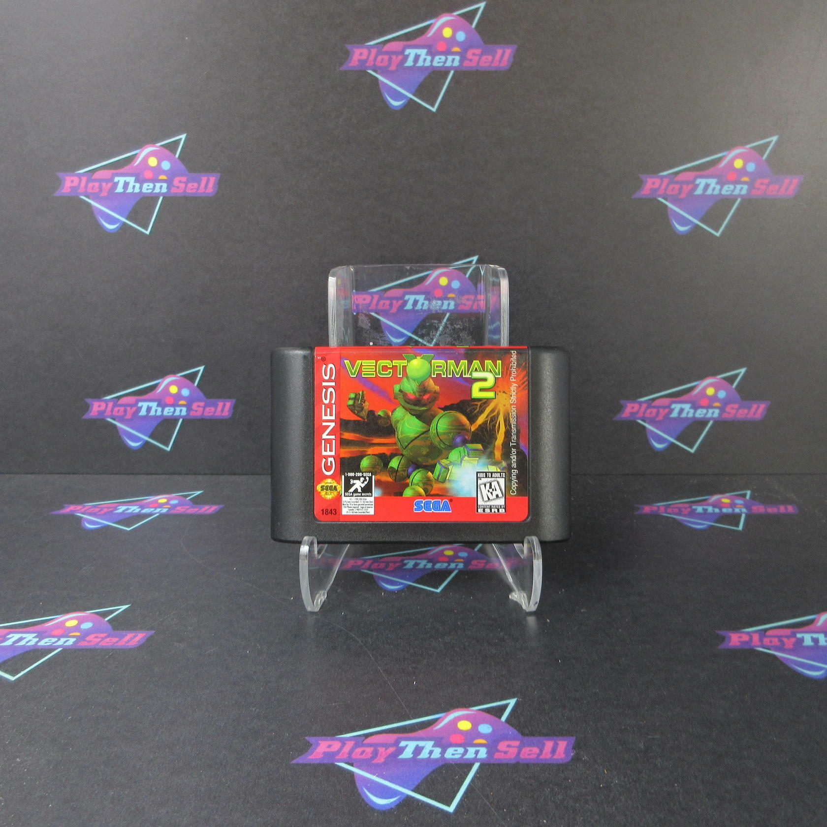 Vectorman 2 Sega Genesis Boxed + Reg Card - Like New