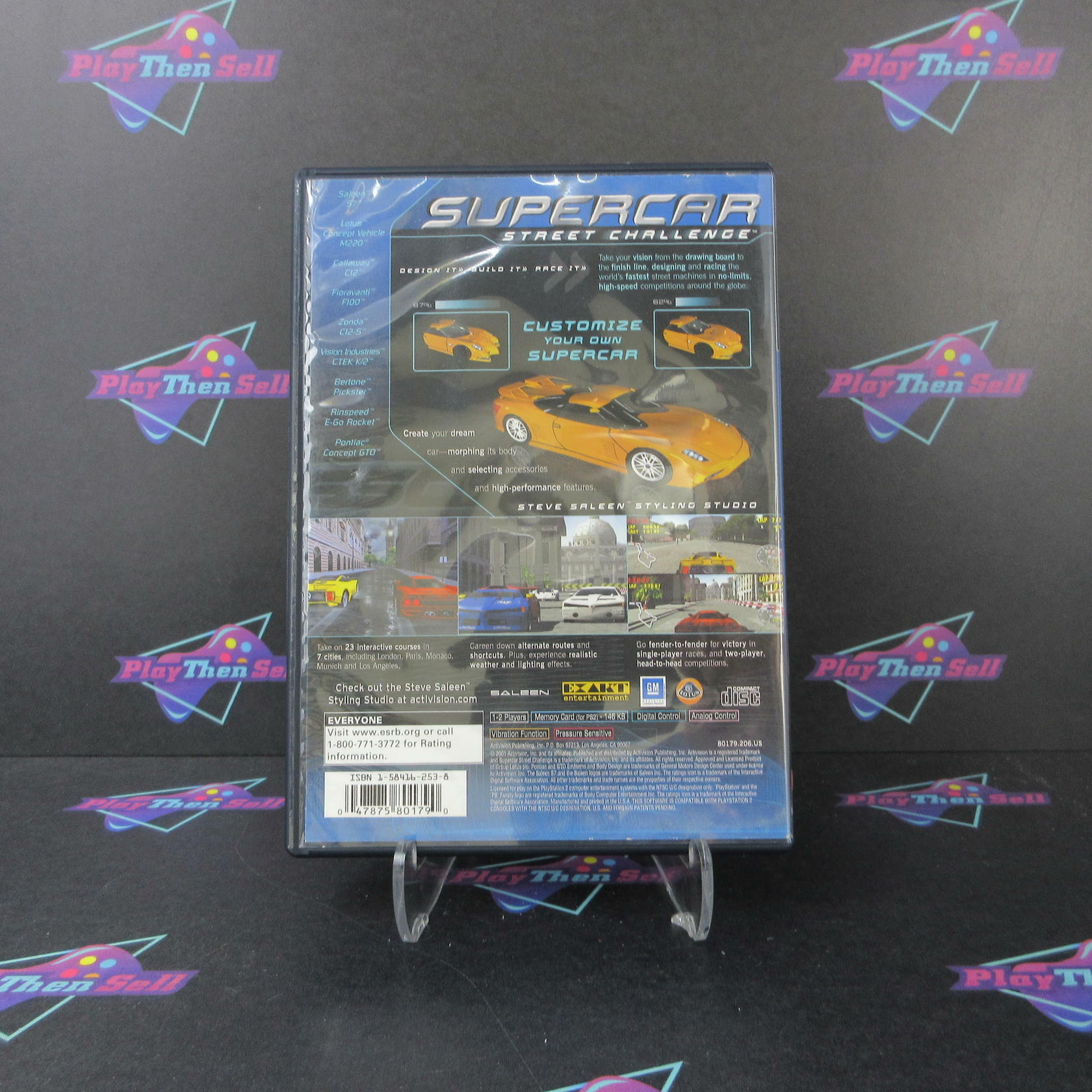 Supercar Street Challenge PS2 PlayStation 2 AD/NM - Very Good