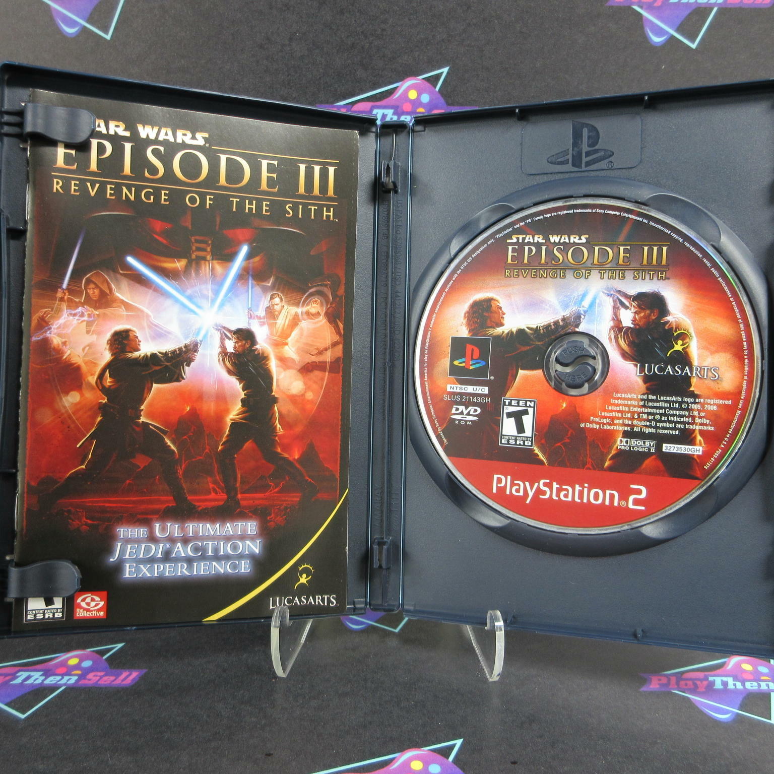 Star Wars Episode III Revenge of the Sith PS2 PlayStation 2 GH + Reg Card Complete - Excellent