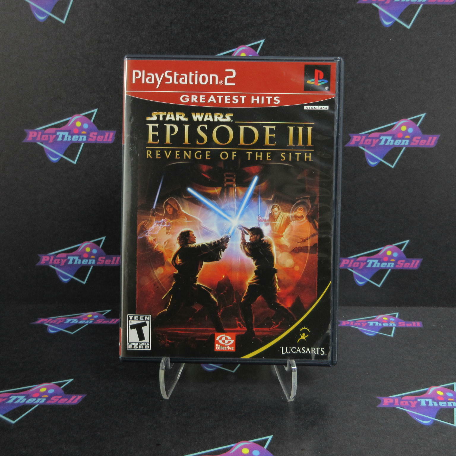 Star Wars Episode III Revenge of the Sith PS2 PlayStation 2 GH + Reg Card Complete - Excellent