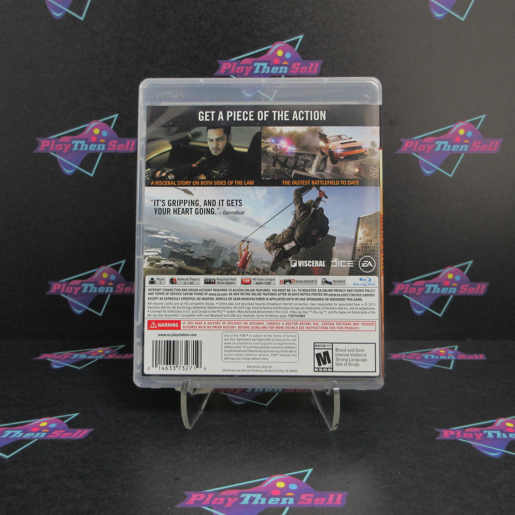 Battlefield Hardline PS3 PlayStation 3 - Like New