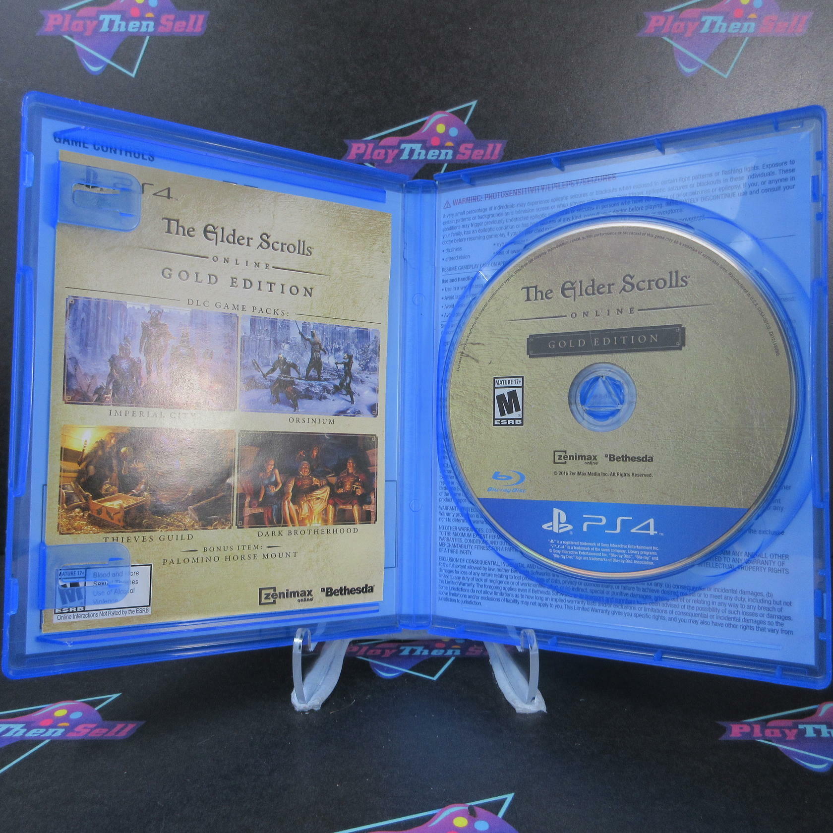The Elder Scrolls Online Gold Edition PS4 PlayStation 4 AD - Very Good