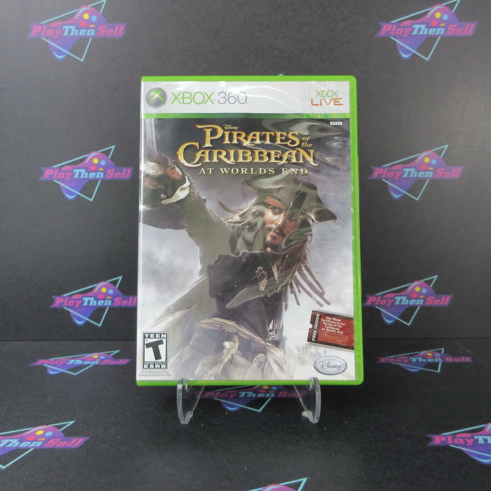 Pirates Of The Caribbean At Worlds End Xbox 360 AD/NM + Reg Card - Very Good