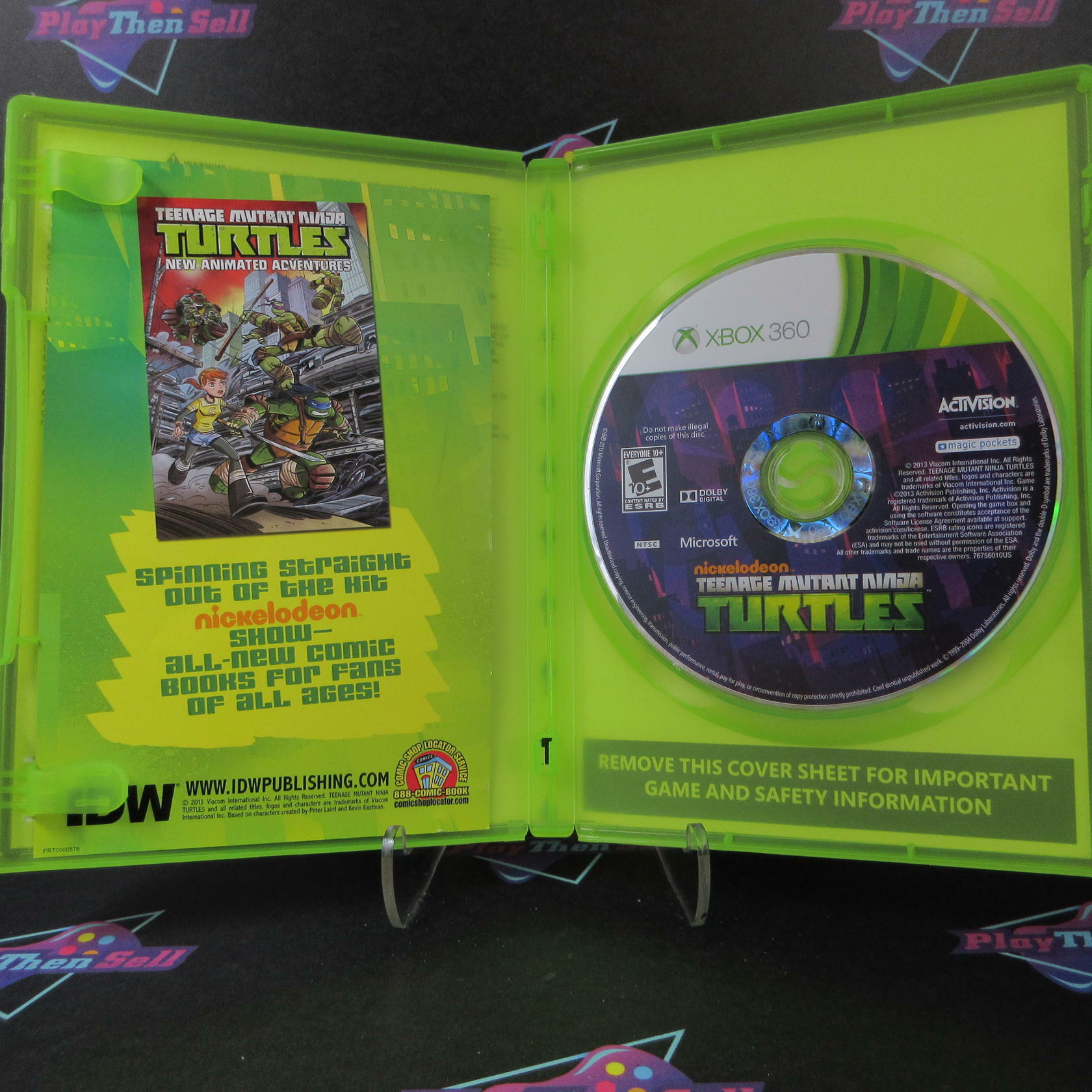 Nickelodeon Teenage Mutant Ninja Turtles Xbox 360 - Like New