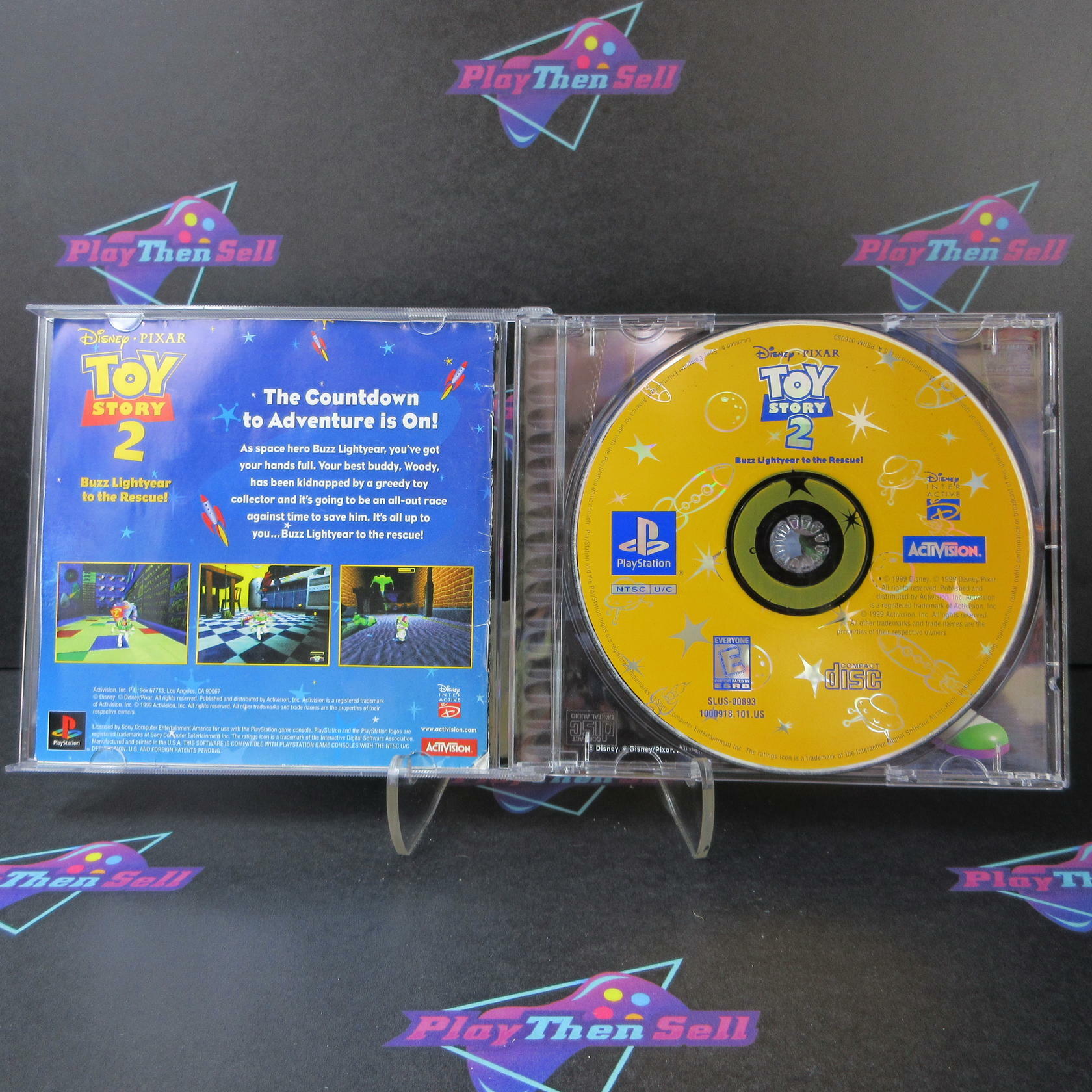 Toy Story 2 PS1 PlayStation 1 MD Complete CIB - Very Good