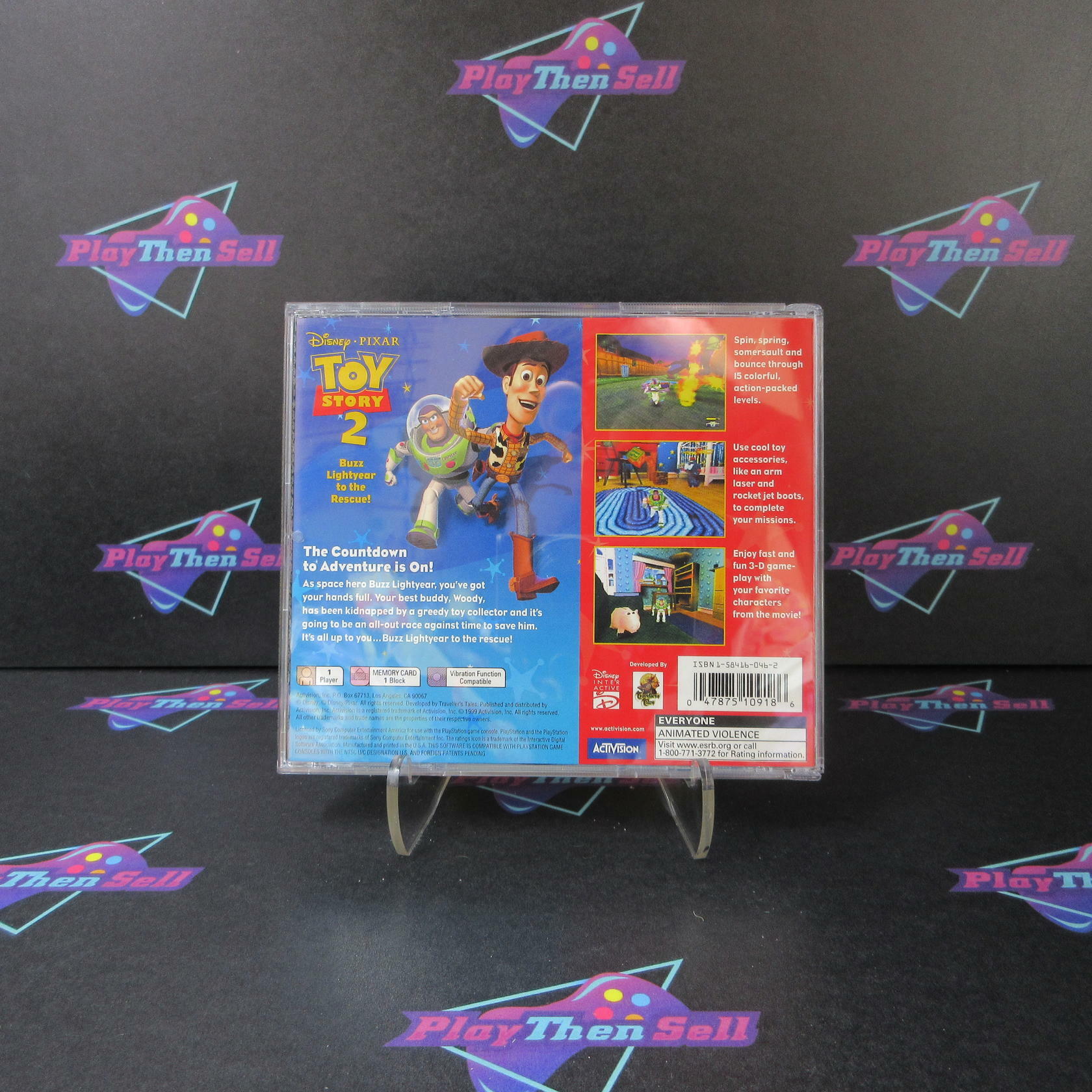 Toy Story 2 PS1 PlayStation 1 MD Complete CIB - Very Good