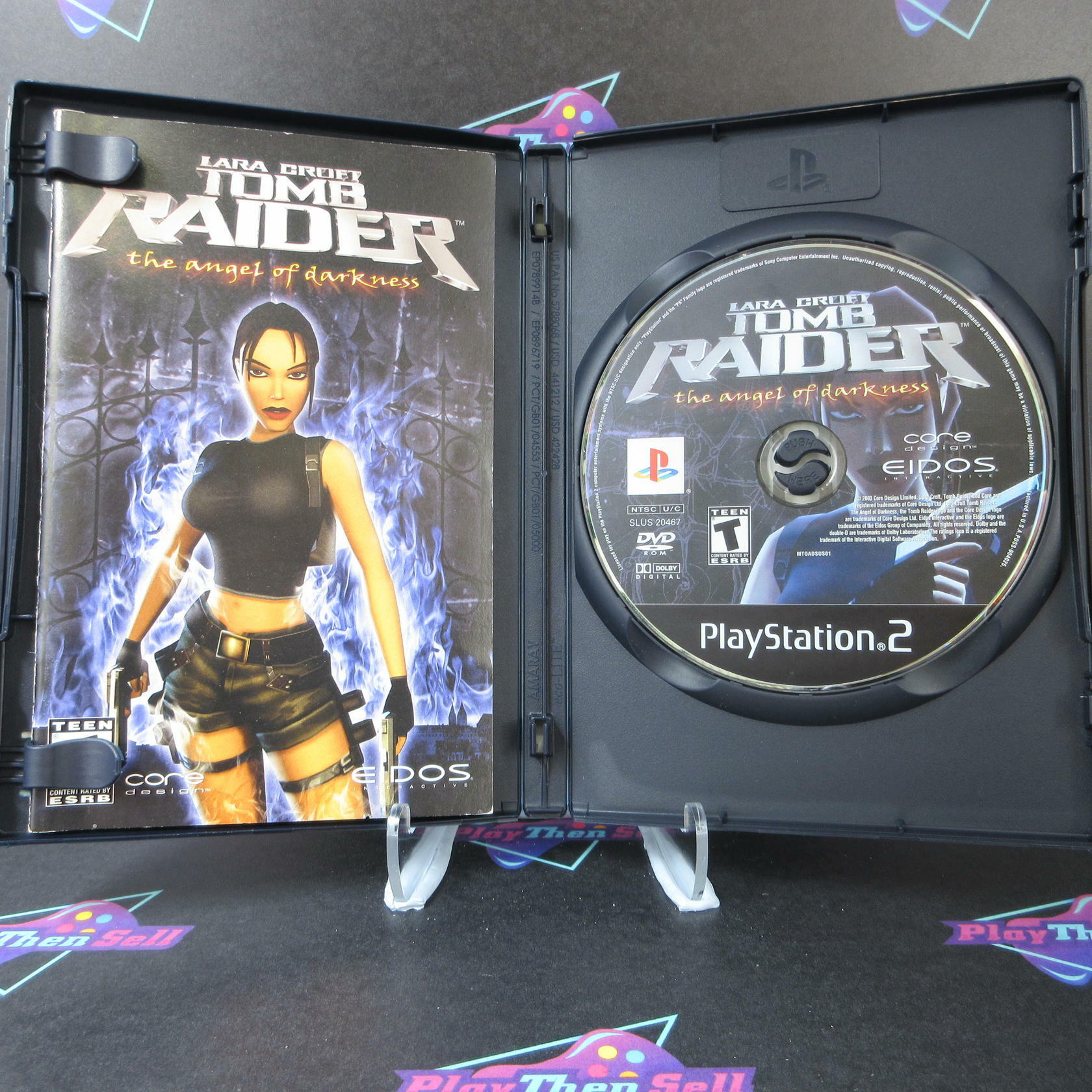 Lara Croft Tomb Raider The  Angel Of Darkness PS2 PlayStation 2 + Reg Card - Like New
