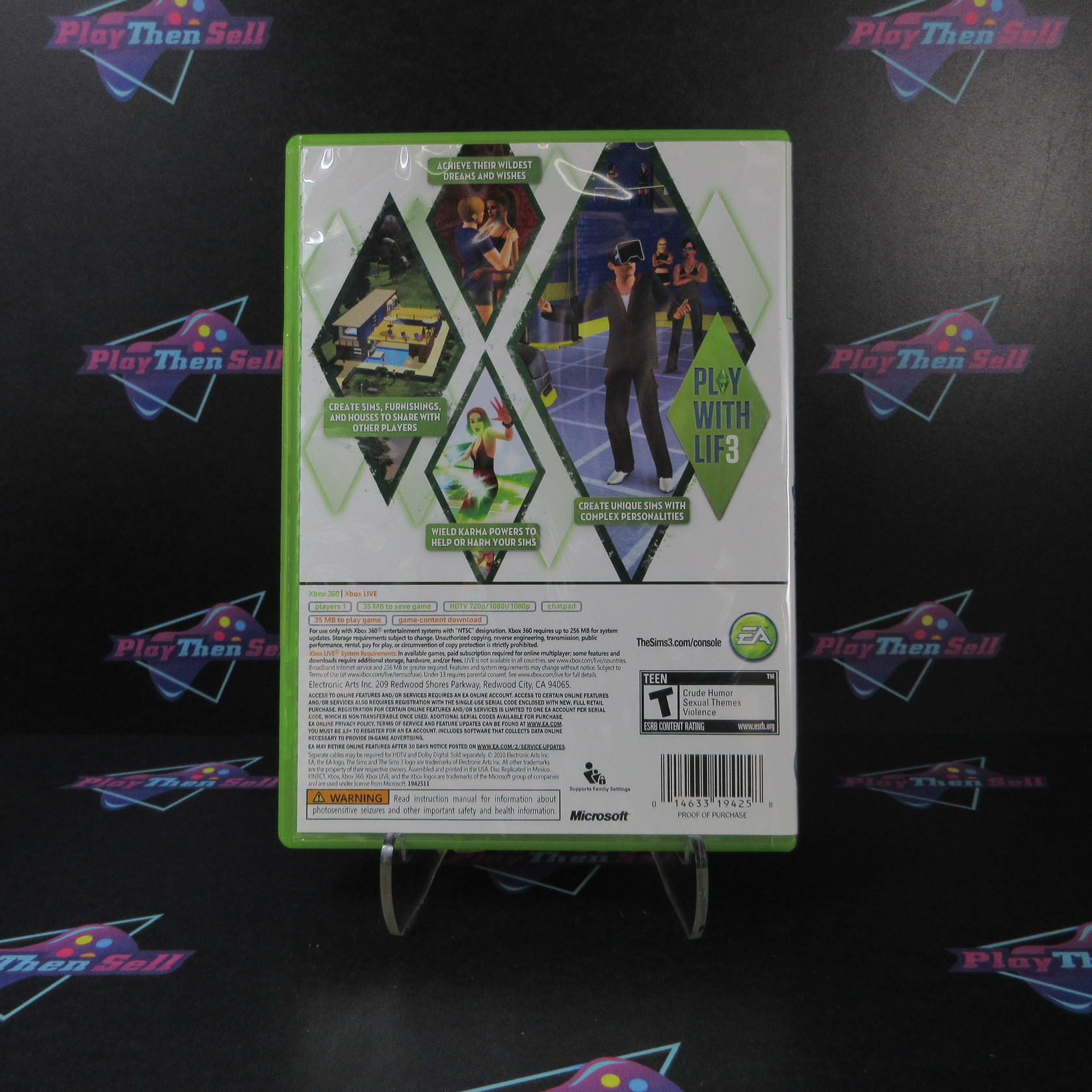The Sims 3 - Xbox 360 - Like New