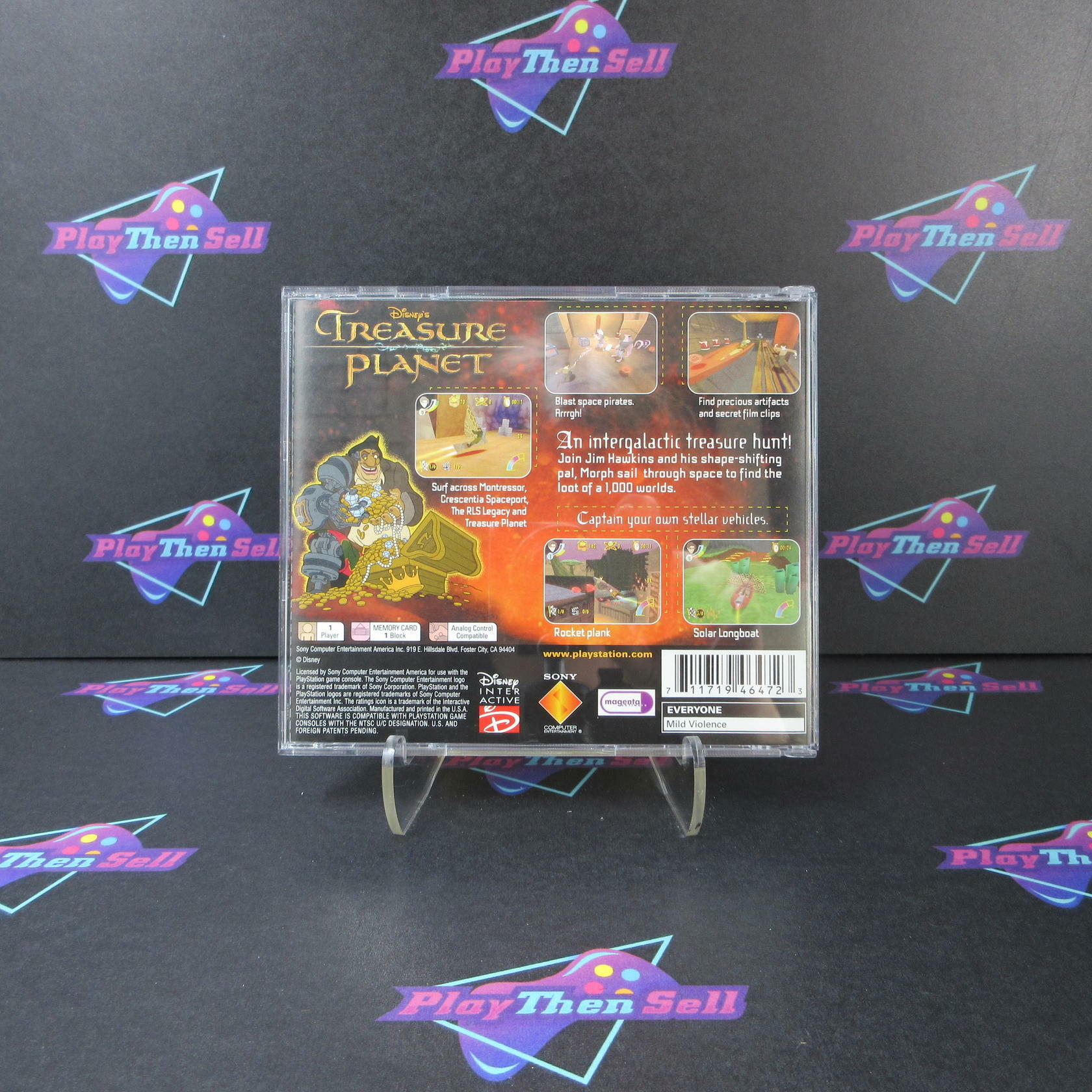 Disney's Treasure Planet PS1 PlayStation 1 - Like New