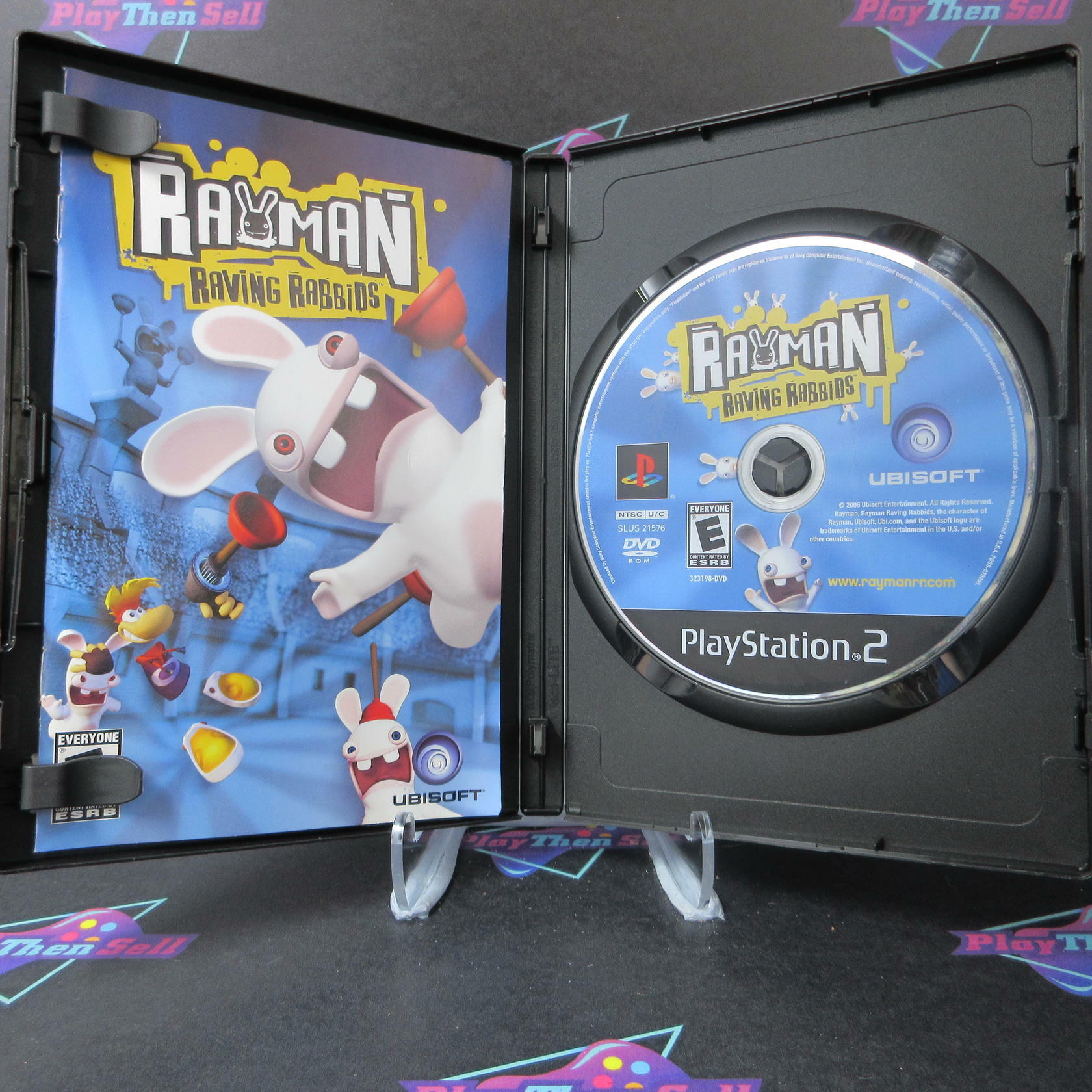 Rayman Raving Rabbids PS2 PlayStation 2 - Like New