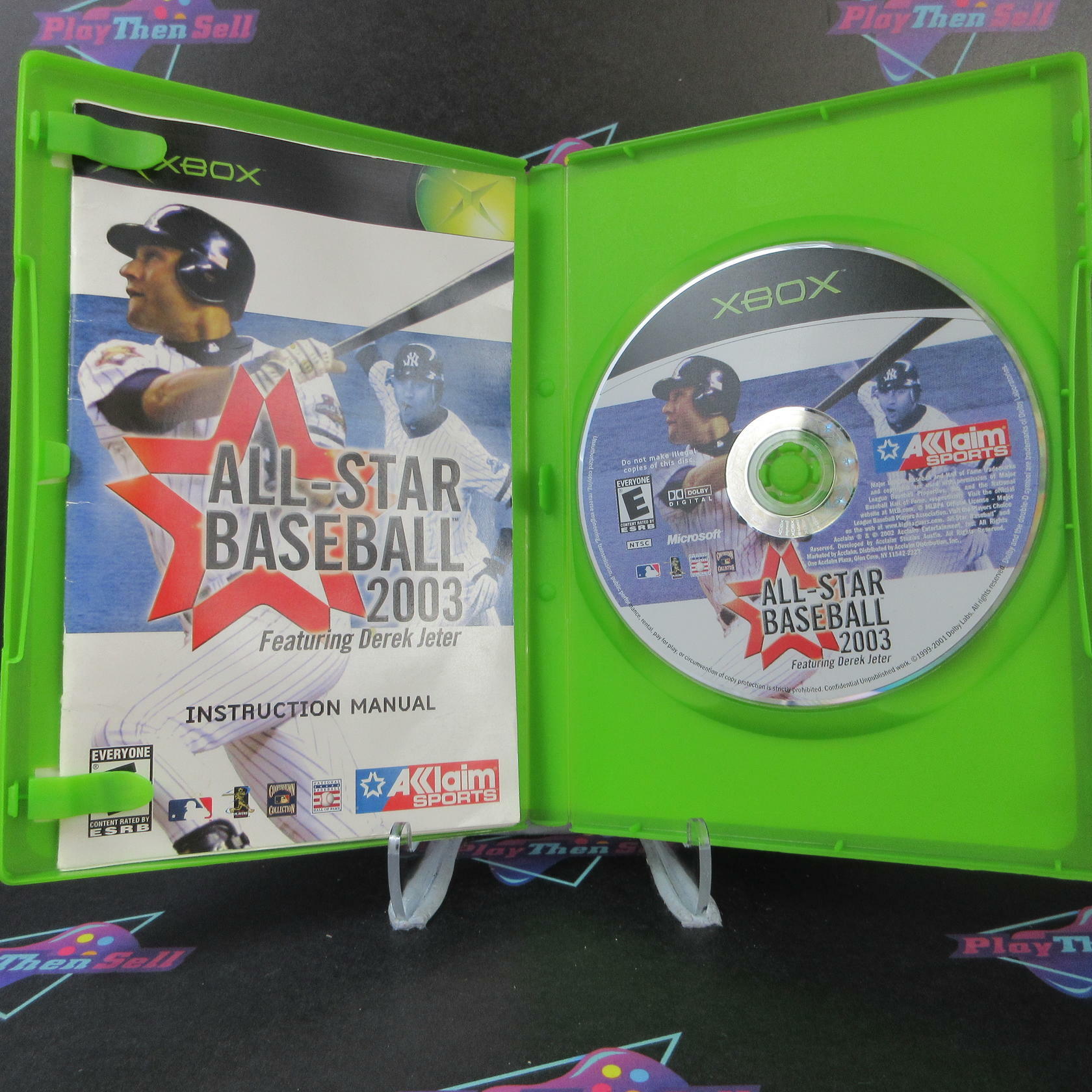 All Star Baseball 2003 - Xbox + Reg Card - Like New