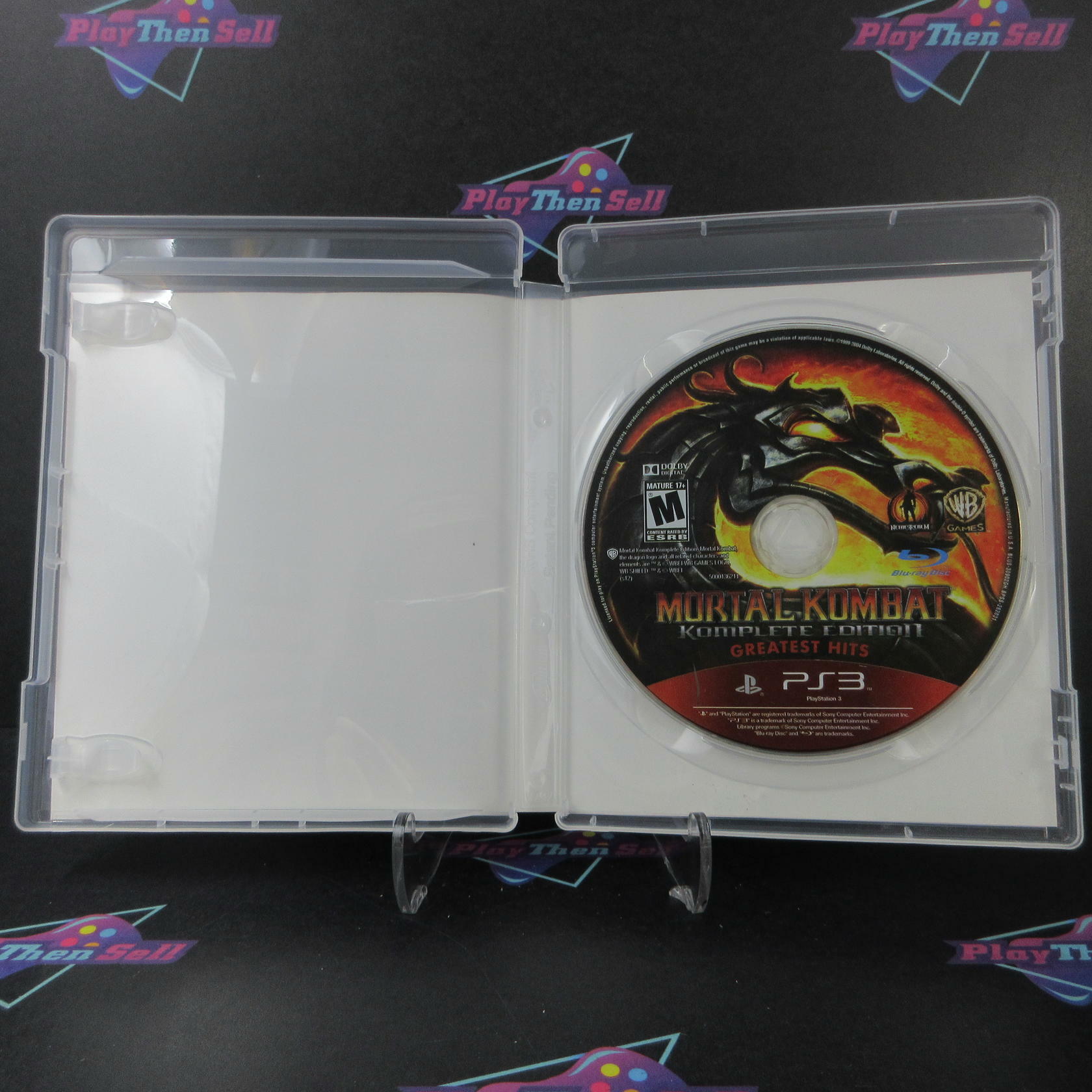 Mortal Kombat Komplete Edition GH PS3 PlayStation 3 AD/DD/NM - Very Good