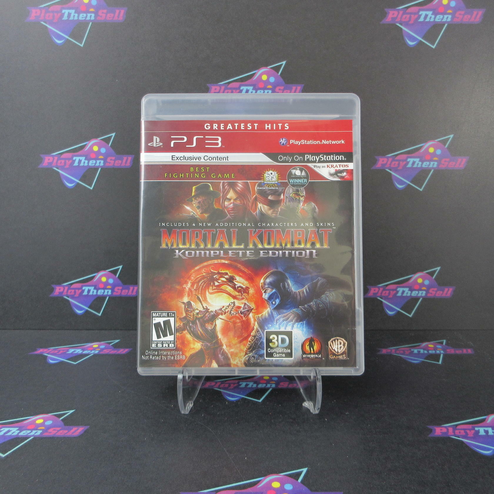 Mortal Kombat Komplete Edition GH PS3 PlayStation 3 AD/DD/NM - Very Good