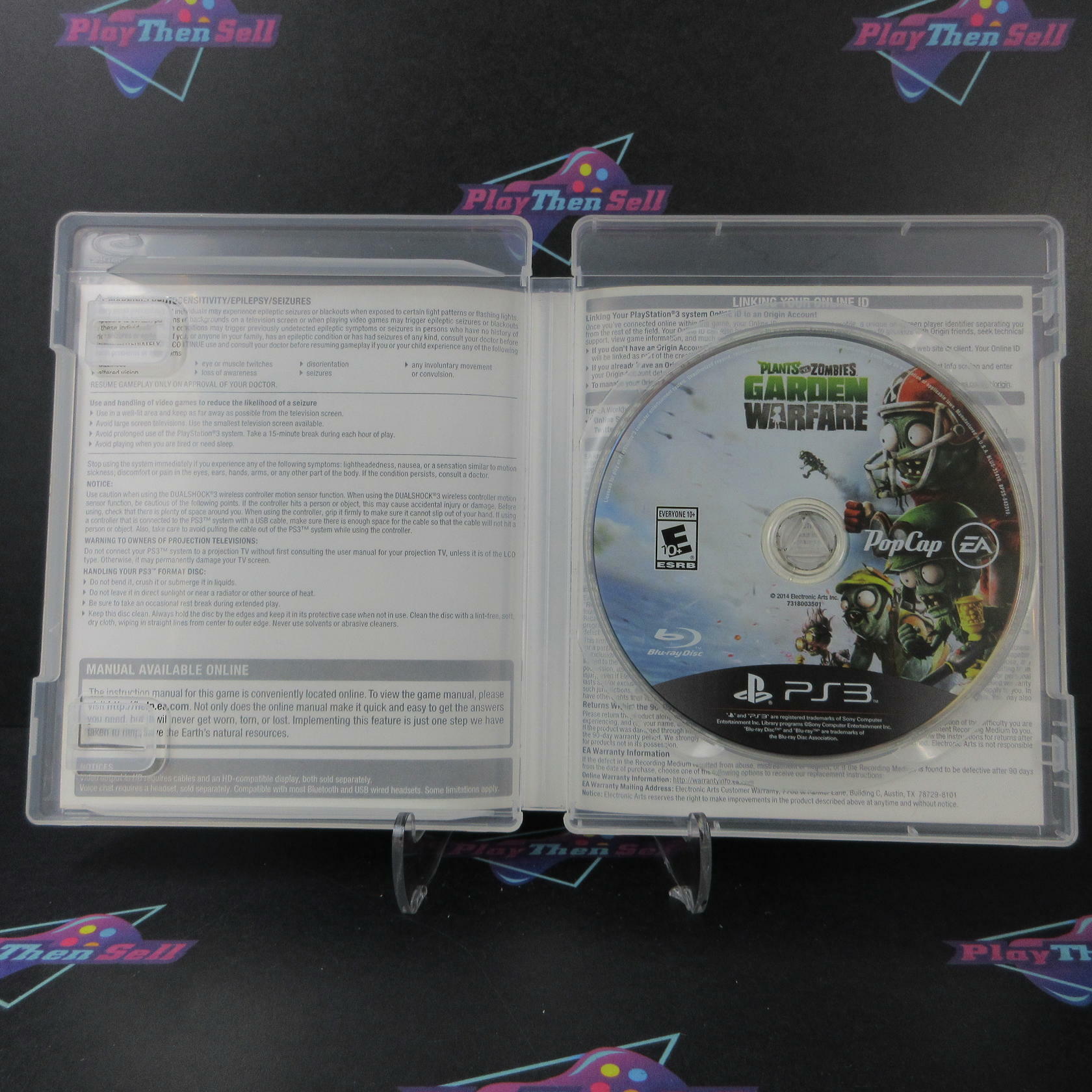 Plants vs Zombies Garden Warfare PS3 PlayStation 3 DD CIB - Very Good