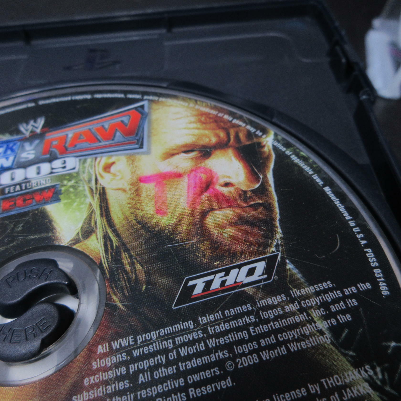 WWE SmackDown vs Raw 2009 Greatest Hits PS2 PlayStation 2 AD/DD Complete CIB - Very Good