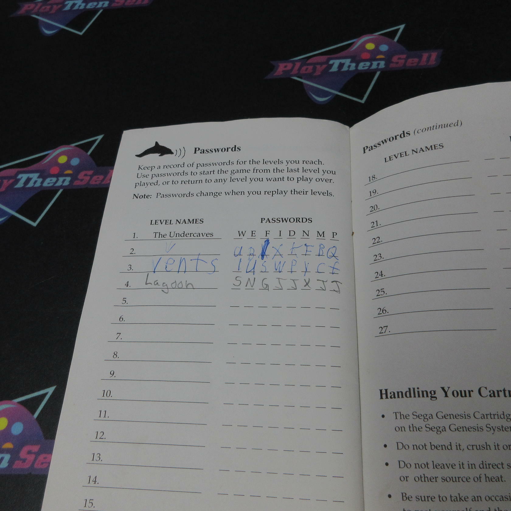 Ecco the Dolphin Sega Genesis Boxed MD Complete CIB - Very Good