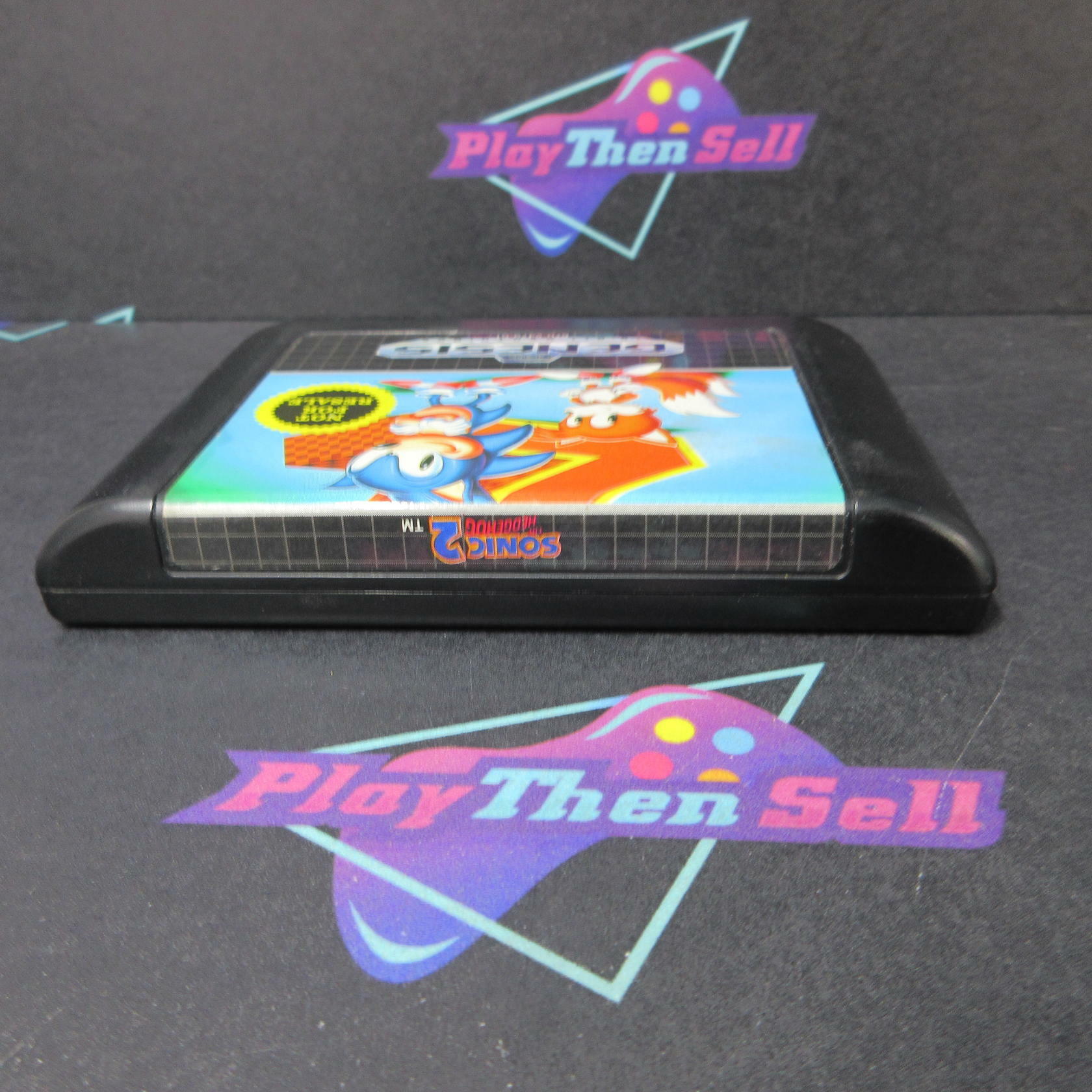 Sonic the Hedgehog 2 Not For Resale Art Sega Genesis CS/MD Complete CIB - Very Good