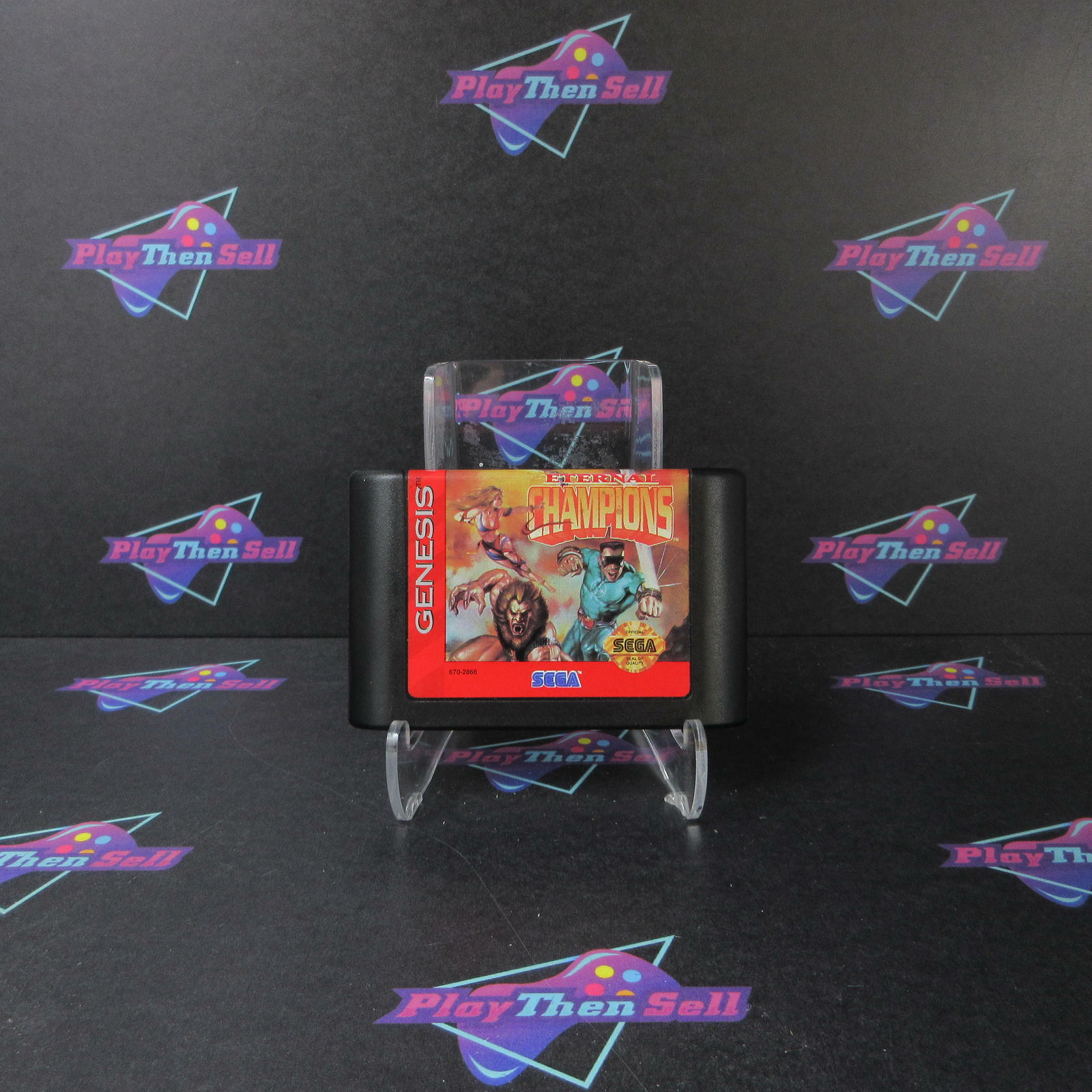 Eternal Champions Sega Genesis Boxed AD/MD Complete CIB - Very Good