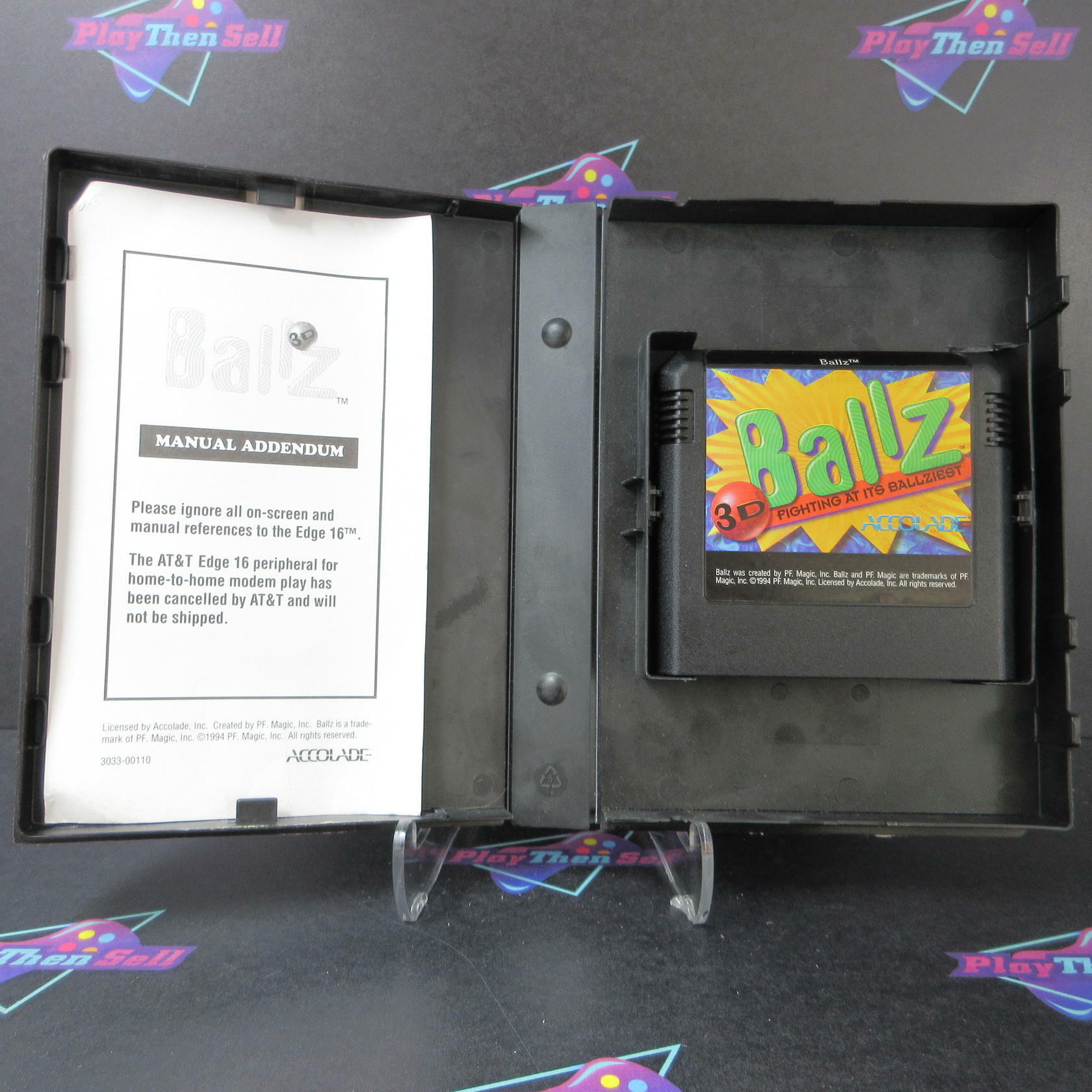 Ballz Sega Genesis Boxed AD/CS Complete CIB - Very Good