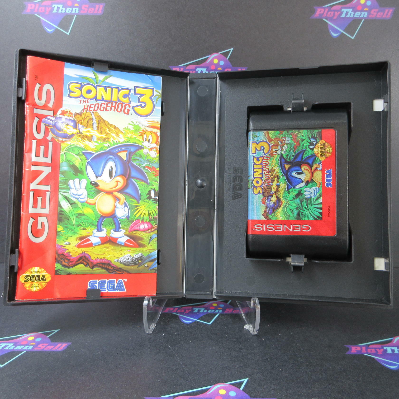 Sonic the Hedgehog 3 Sega Genesis Boxed MD/CS Complete CIB - Very Good