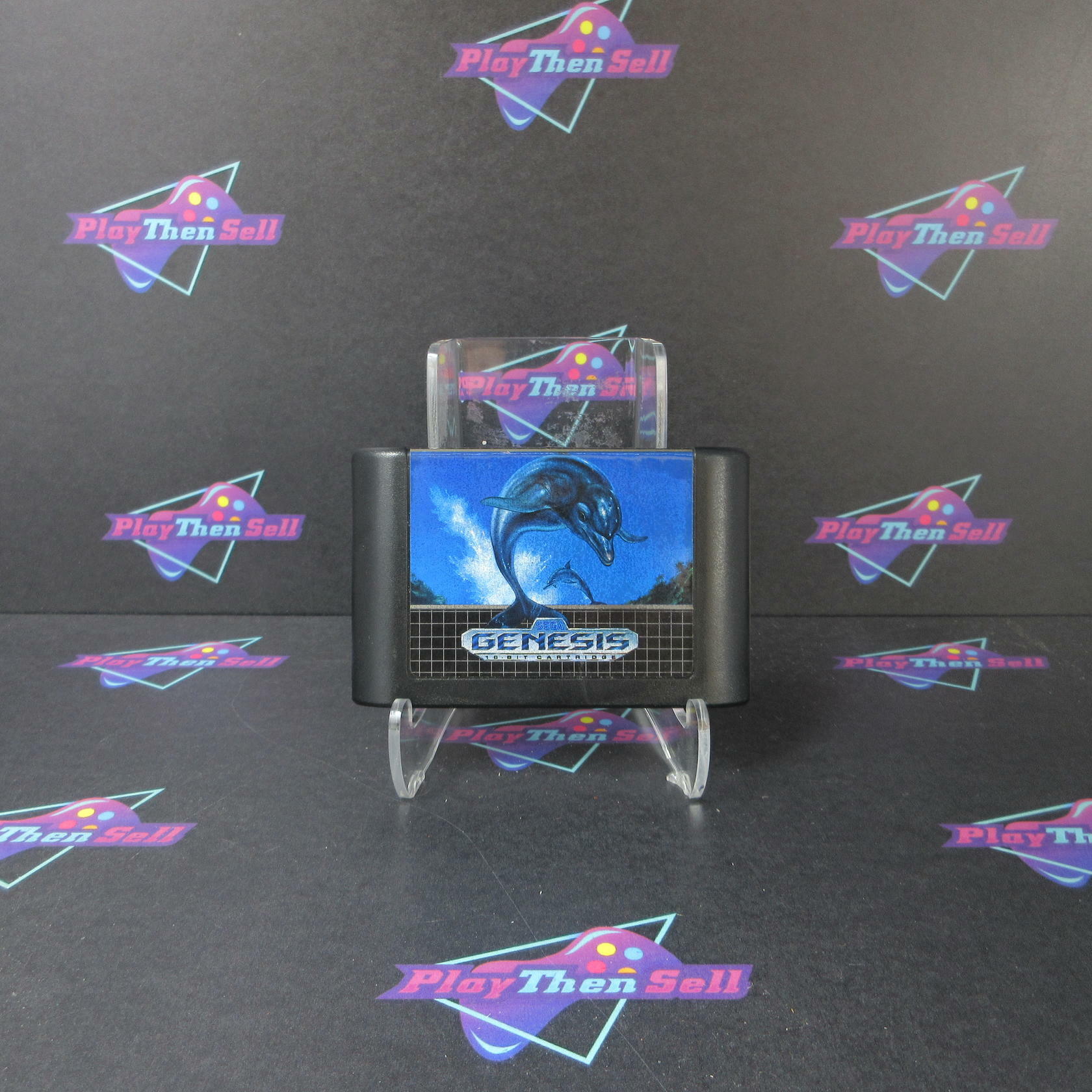 Ecco the Dolphin Sega Genesis Boxed MD Complete CIB - Very Good