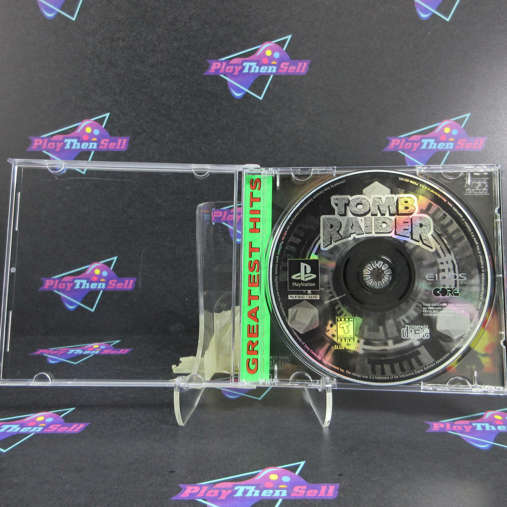 Tomb Raider PS1 PlayStation 1 Greatest Hits - Very Good