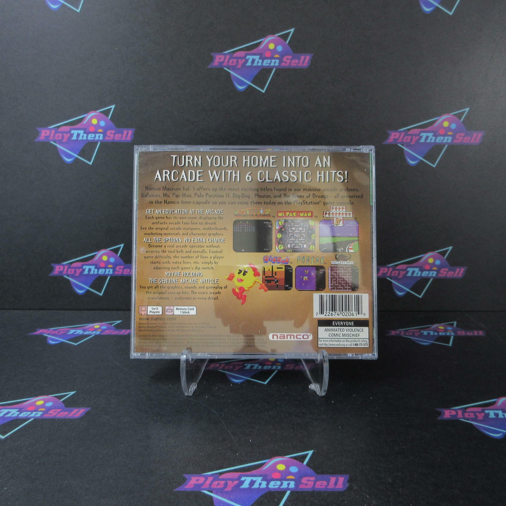 Namco Museum Vol. 3 PS1 PlayStation 1 GH - Very Good