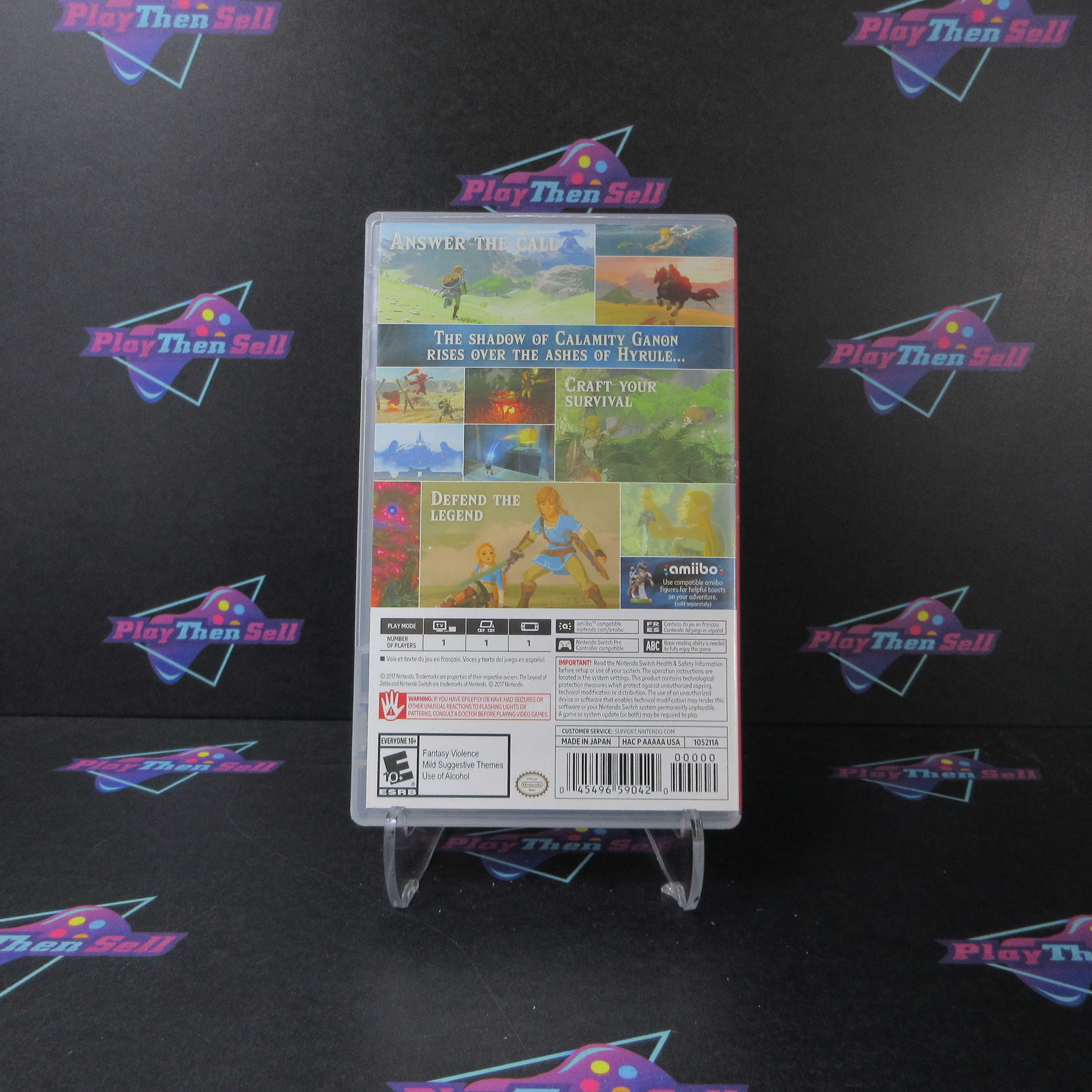 The Legend of Zelda Breath of the Wild Nintendo Switch - Like New