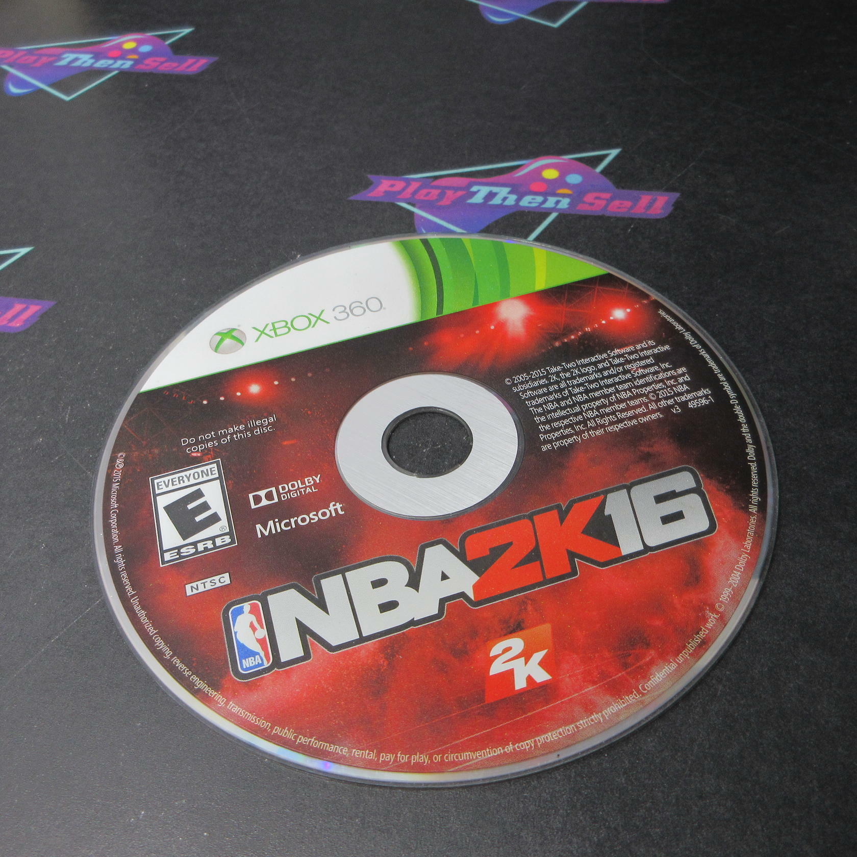 NBA 2K16 James Harden Xbox 360 DD Complete CIB - Very Good