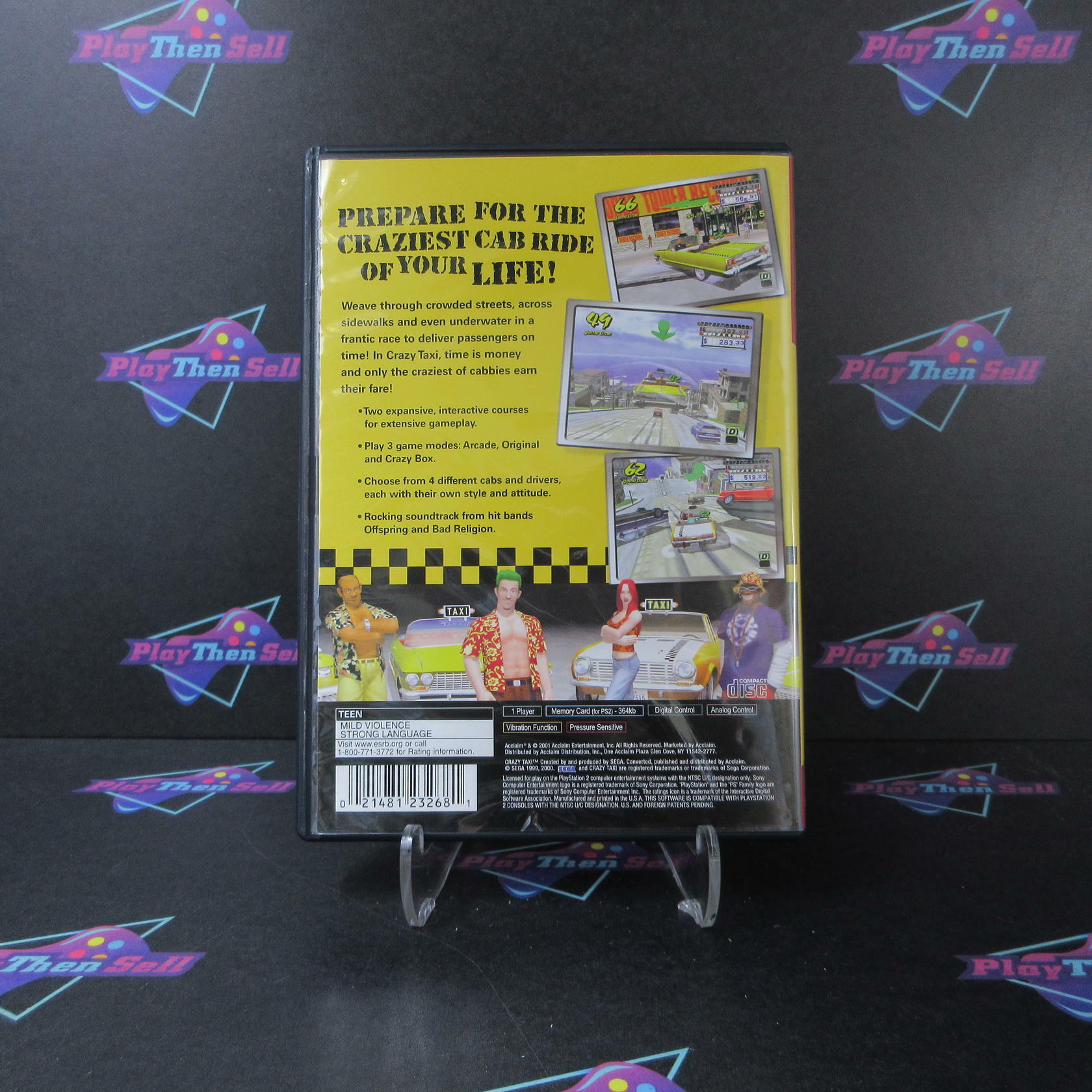 Crazy Taxi PS2 PlayStation 2 GH - Very Good