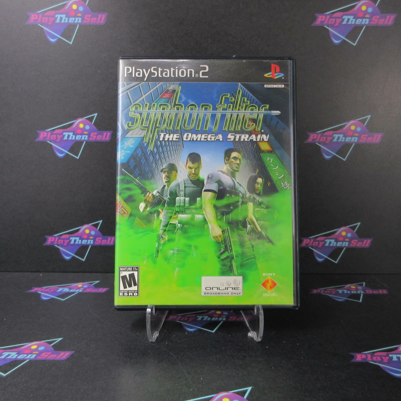 Syphon Filter The Omega Strain PS2 PlayStation 2 DD/NM - Very Good