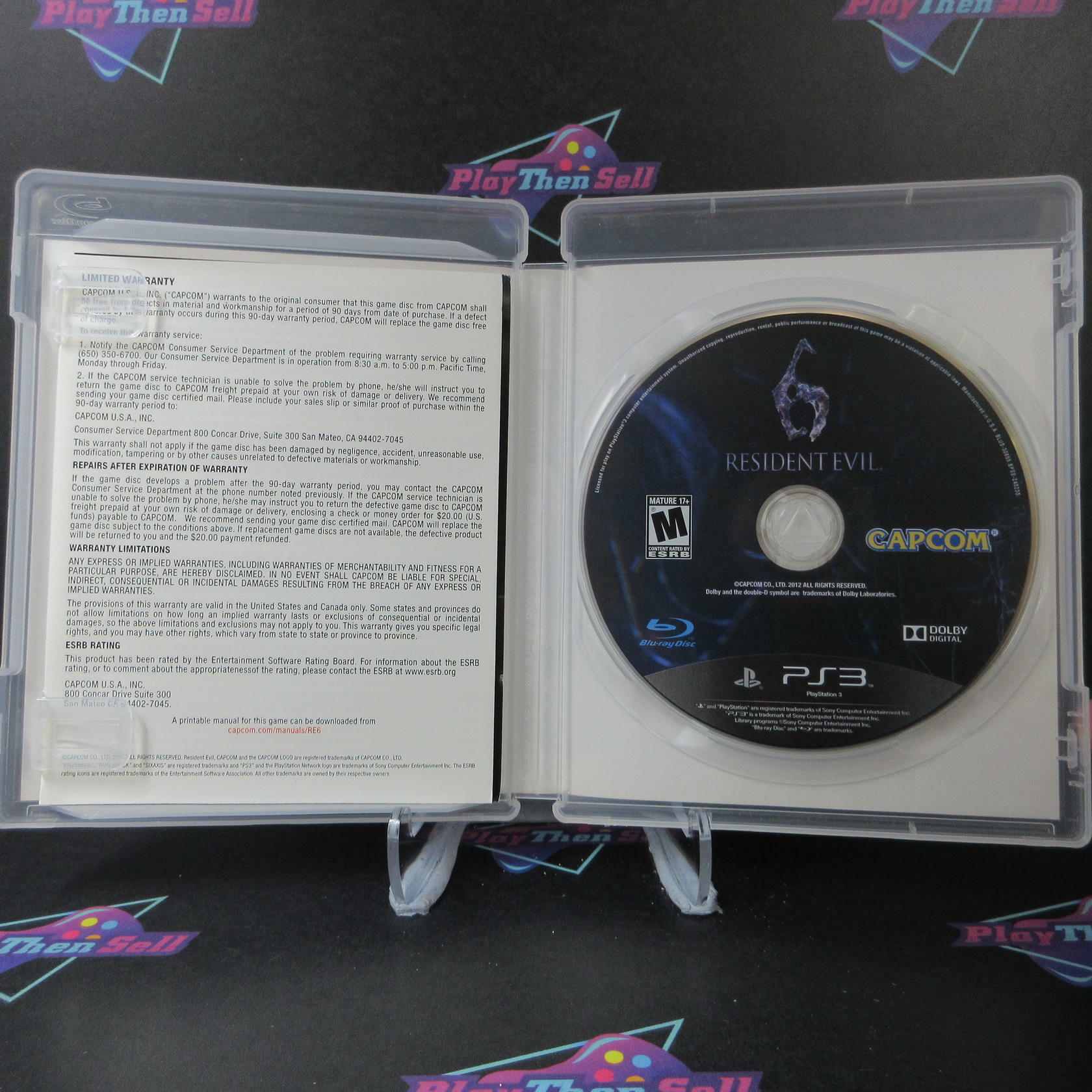 Resident Evil 6 PS3 PlayStation 3 AD Complete CIB - Very Good