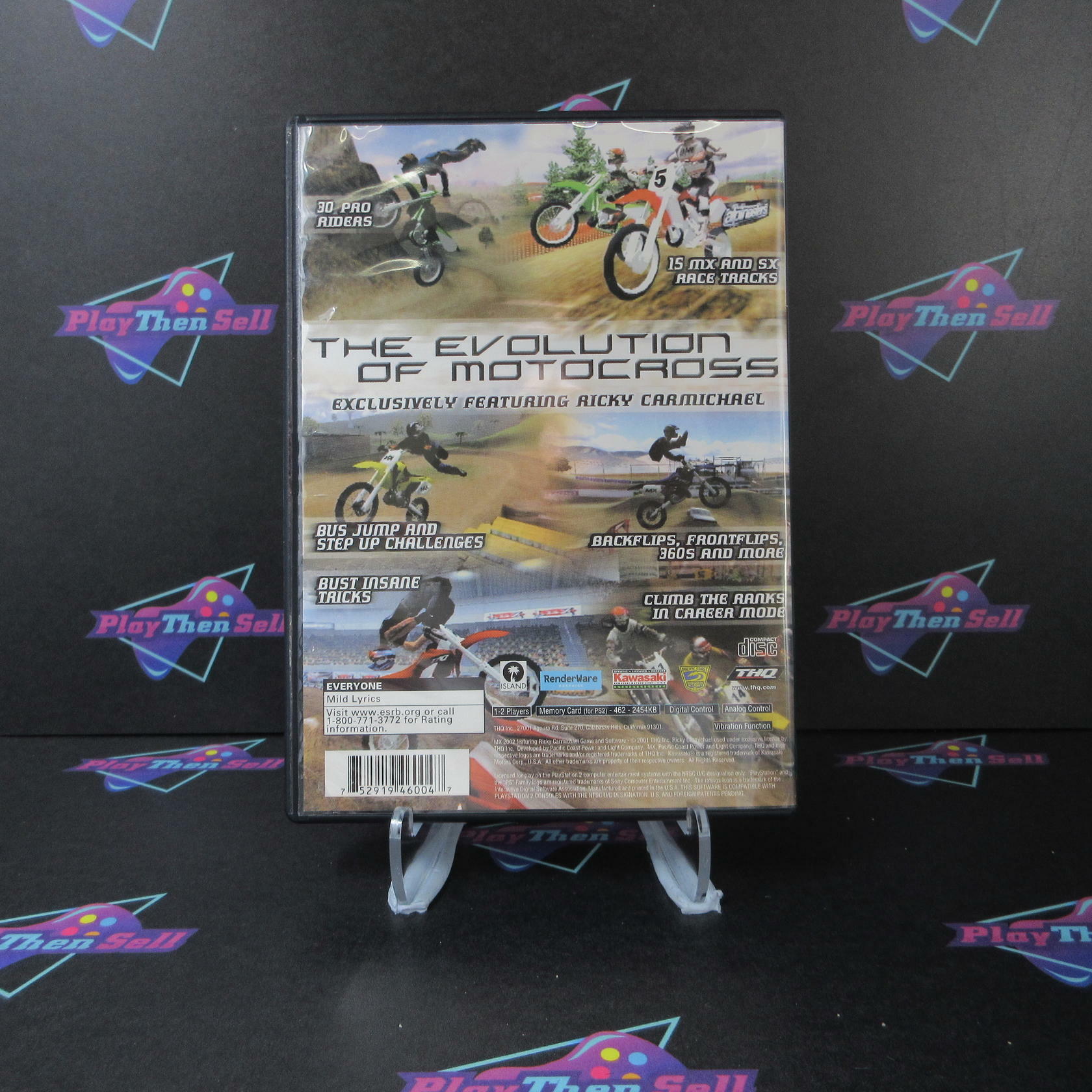 MX 2002 Featuring Ricky Carmichael PS2 PlayStation 2 - Very Good