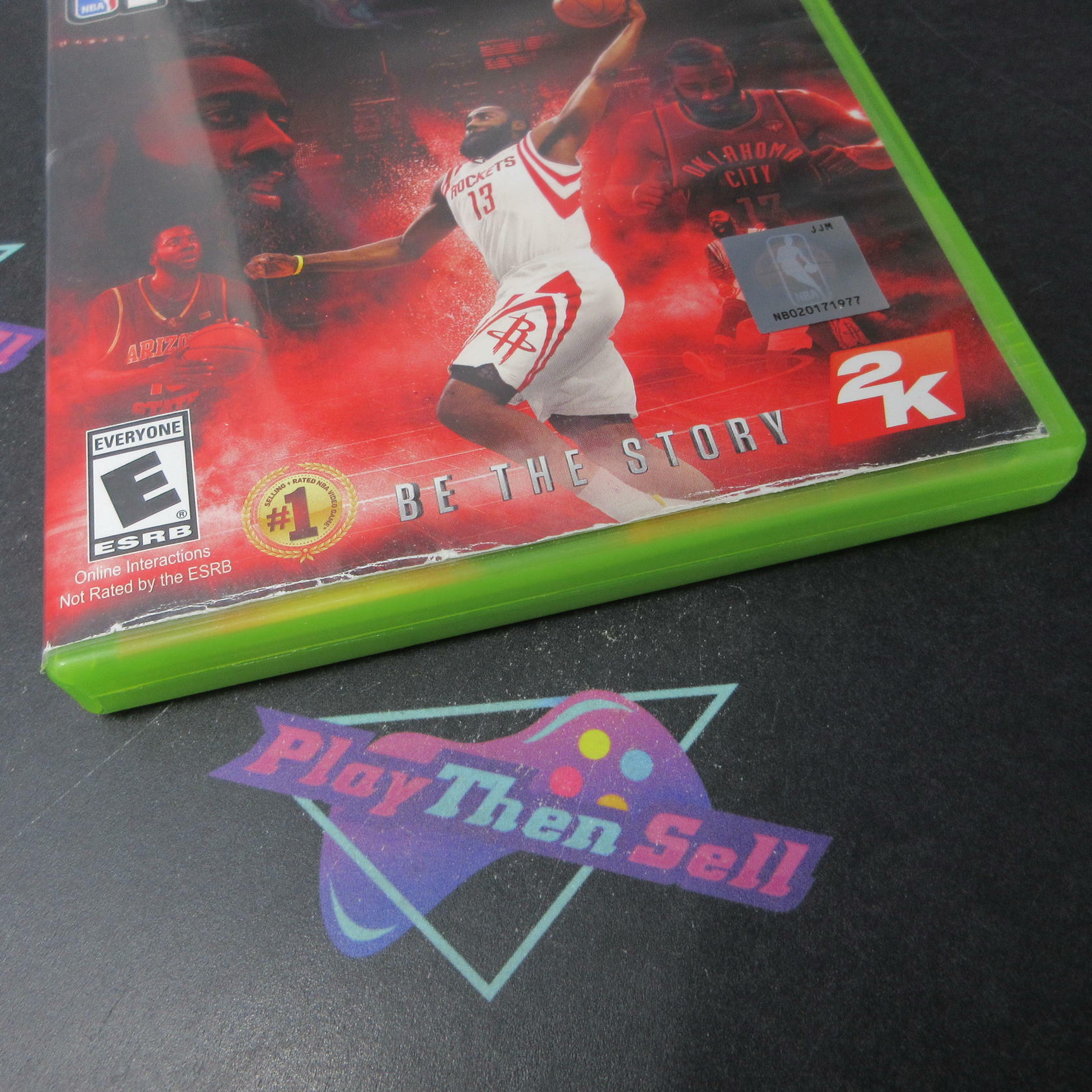 NBA 2K16 James Harden Xbox 360 AD Complete CIB - Very Good