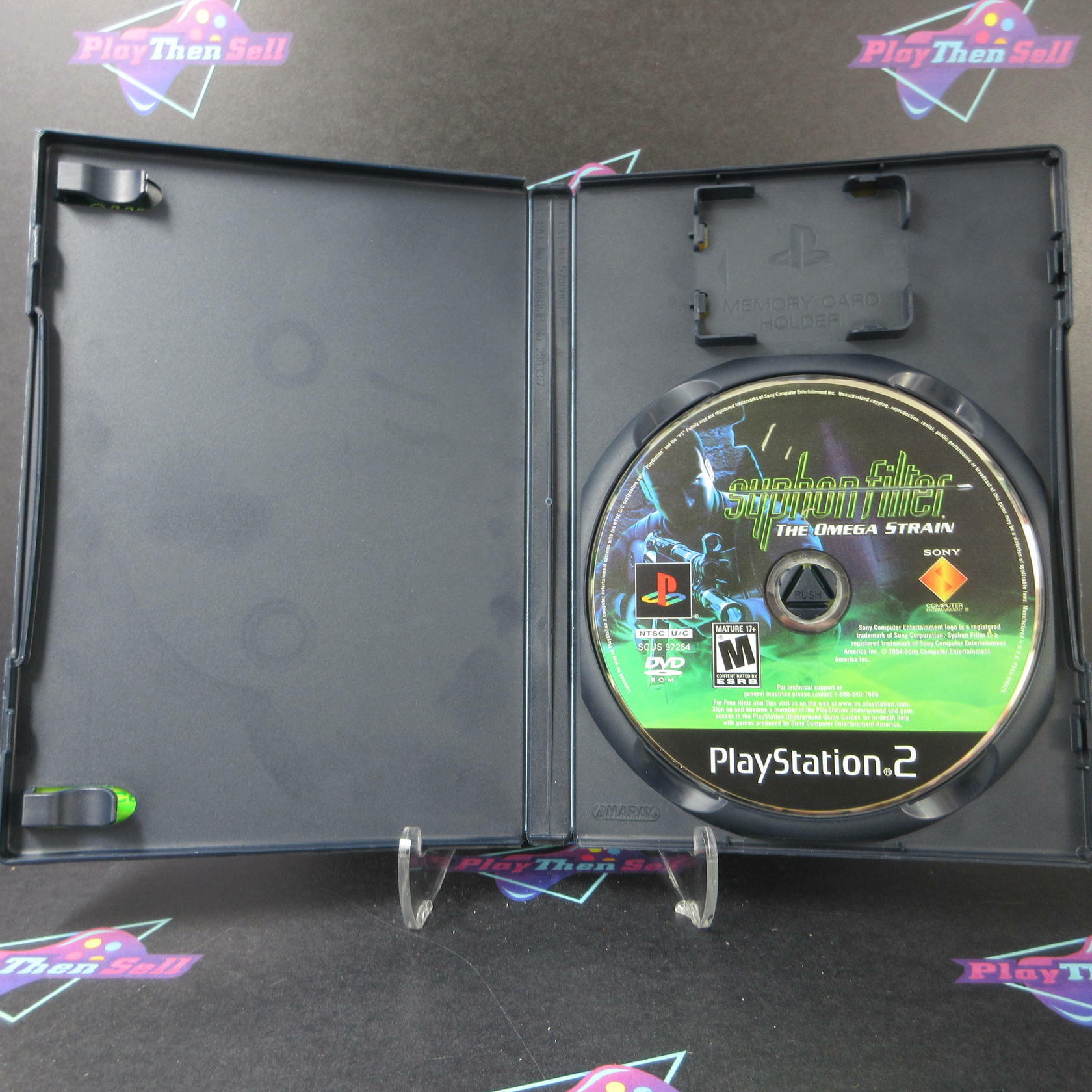 Syphon Filter The Omega Strain PS2 PlayStation 2 DD/NM - Very Good