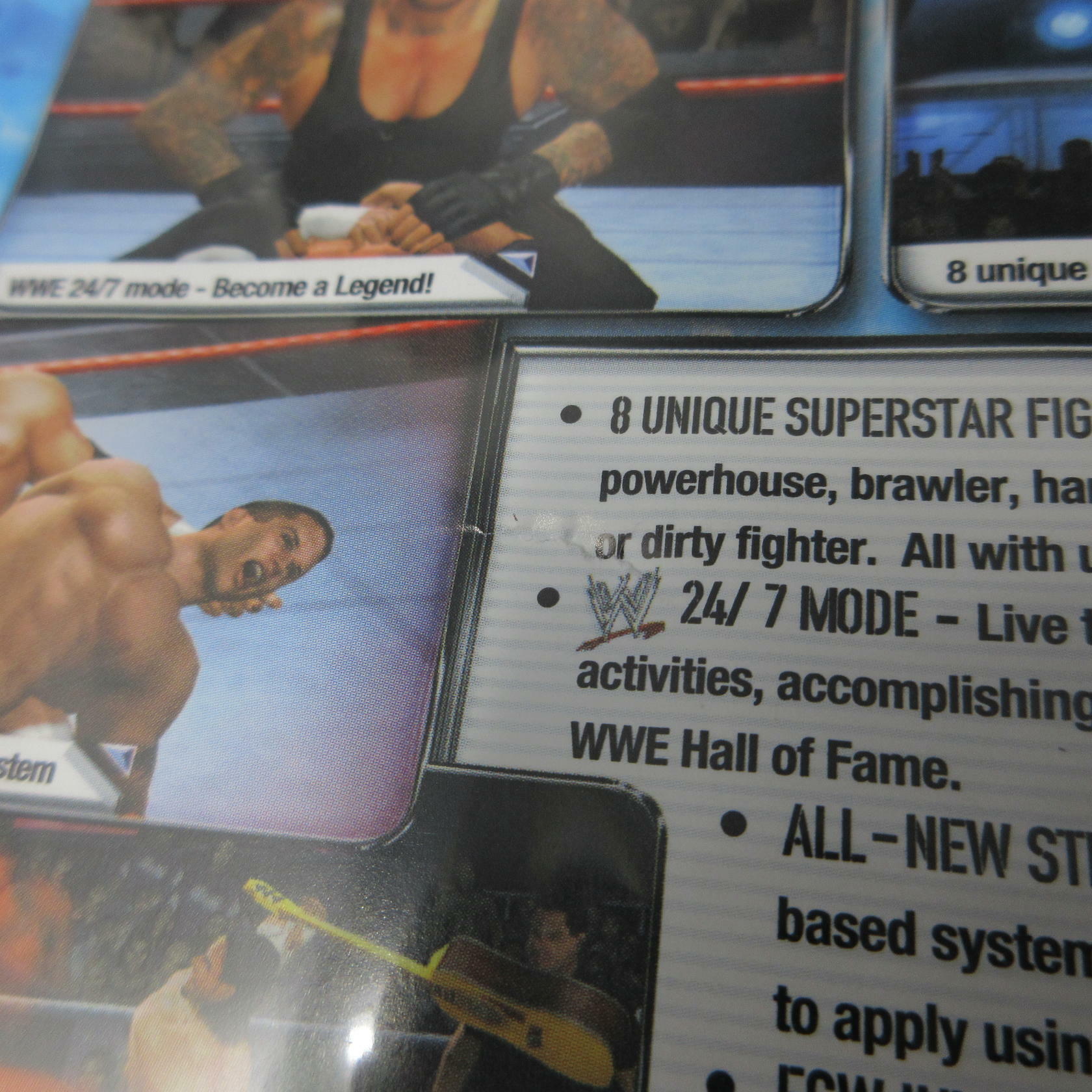 WWE SmackDown vs. Raw 2008 PS2 PlayStation 2 AD/NM - Very Good