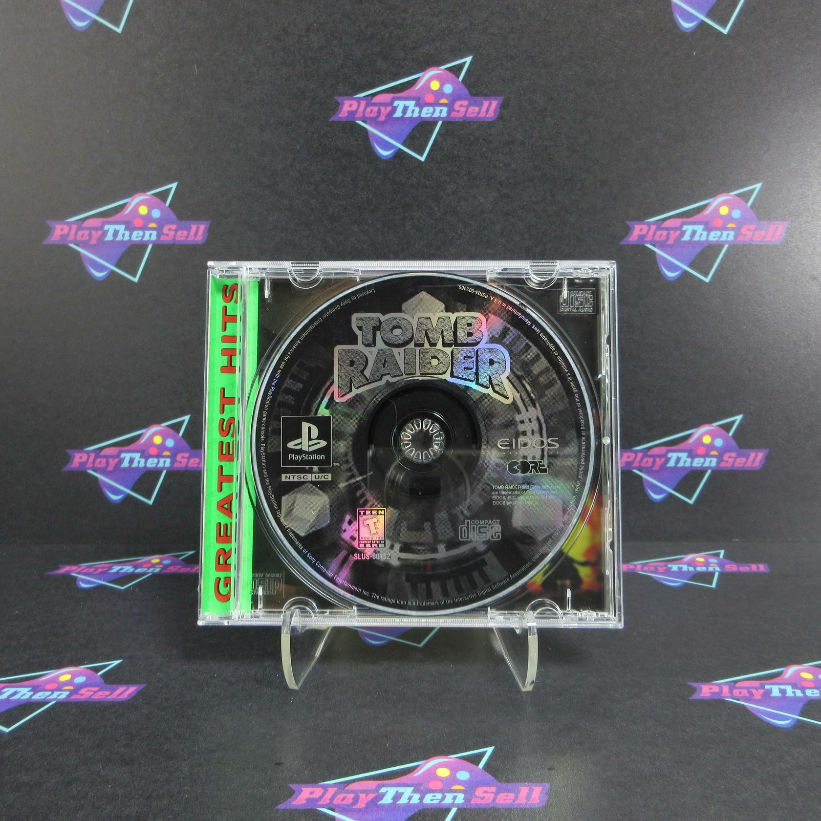 Tomb Raider PS1 PlayStation 1 Greatest Hits - Very Good