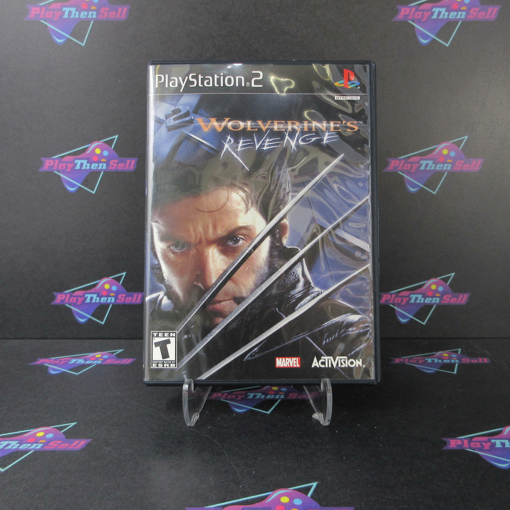 X2 Wolverine's Revenge + Reg Card PS2 PlayStation 2 AD/MD Complete CIB - Very Good