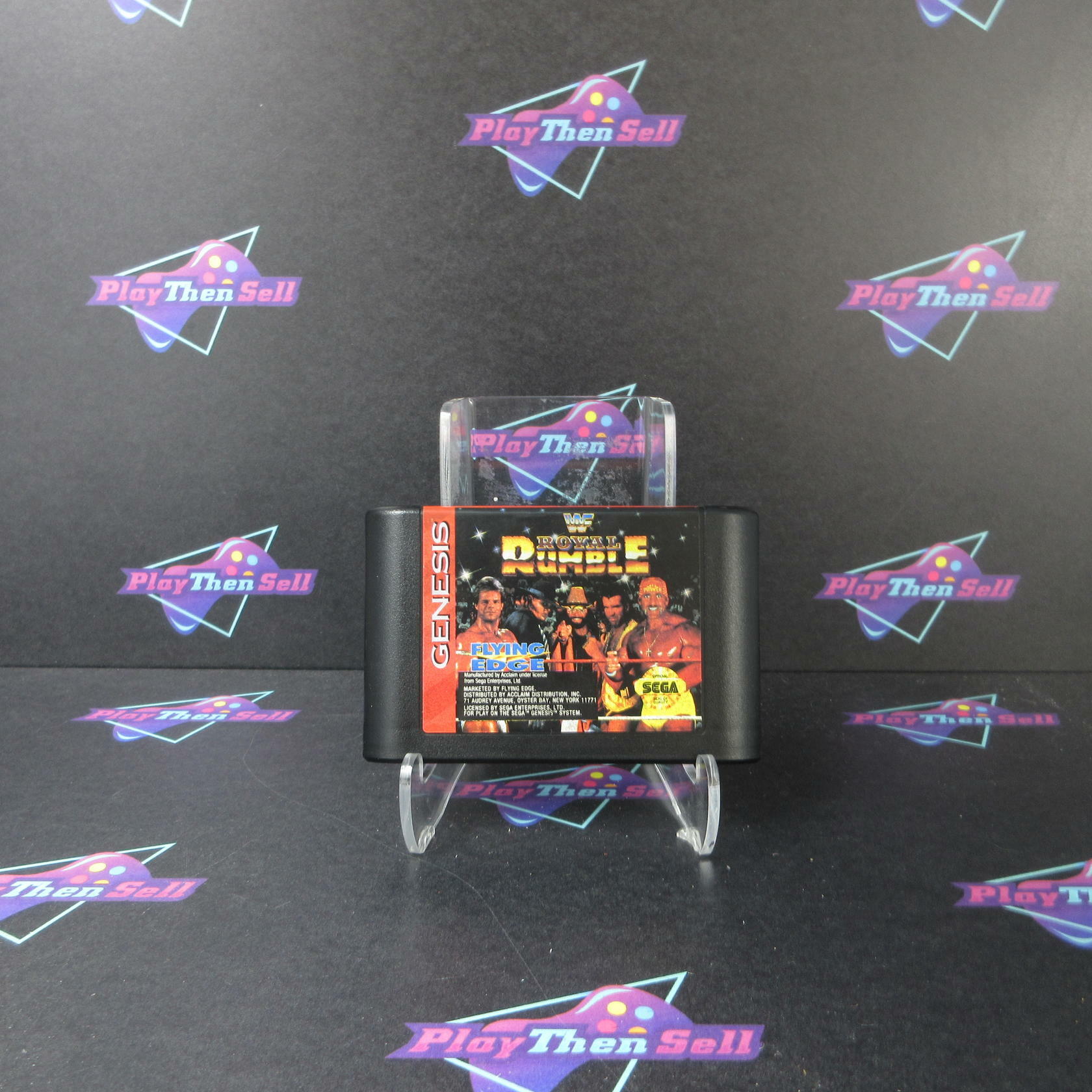 WWF Royal Rumble Sega Genesis Boxed NM Authentic / Tested - Very Good