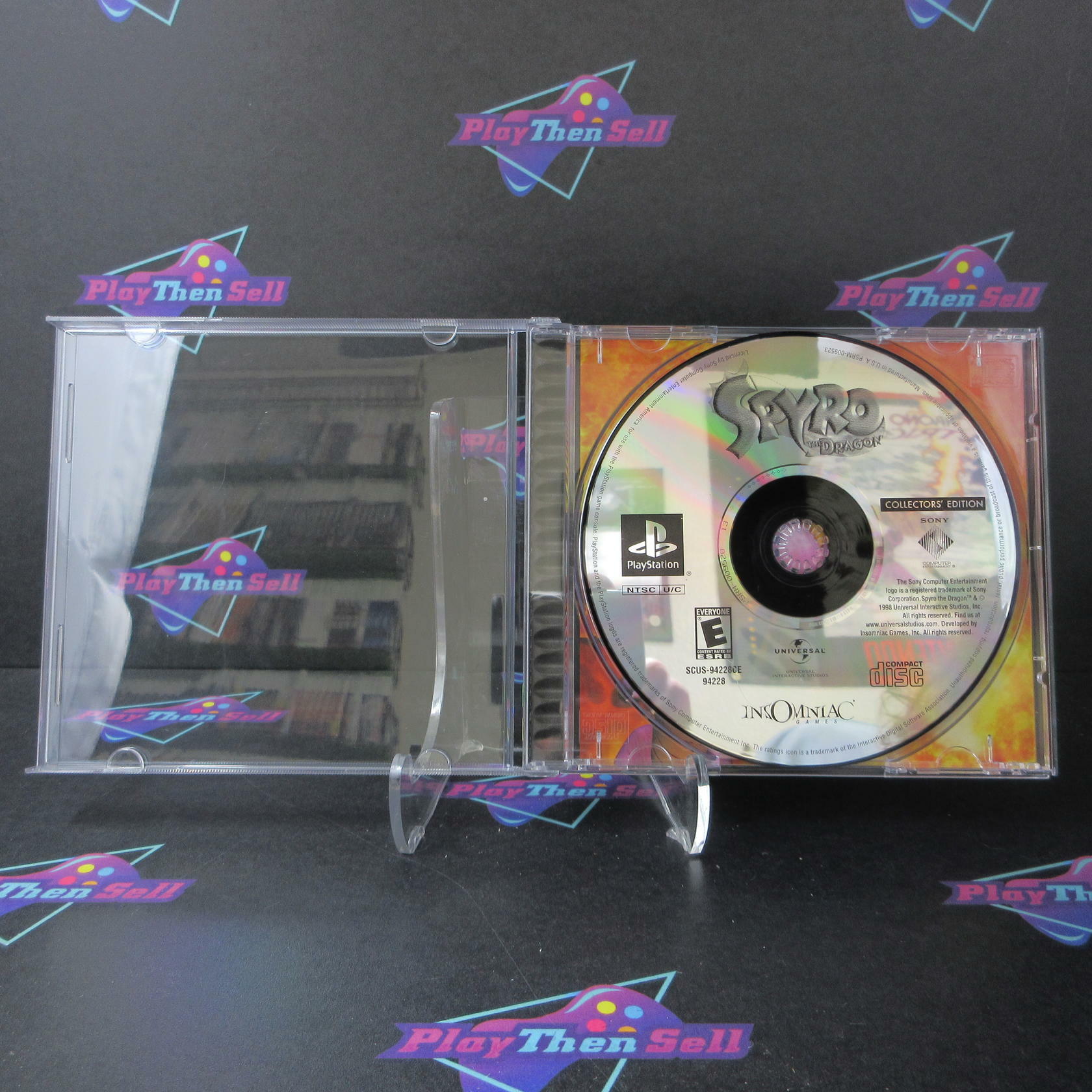 Spyro the Dragon PS1 PlayStation 1 Collector's Edition - Very Good