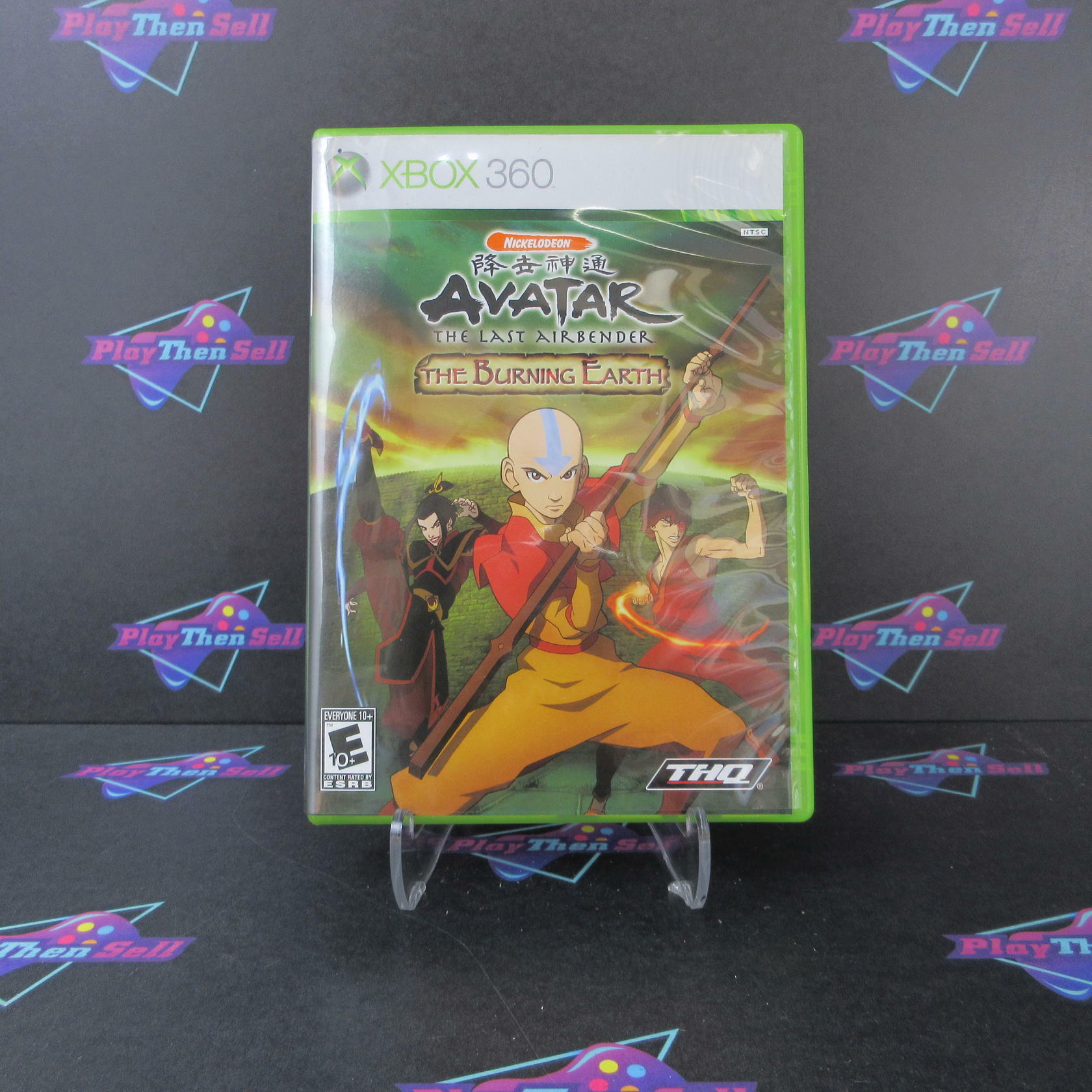 Avatar The Burning Earth Xbox 360 AD Complete CIB - Very Good