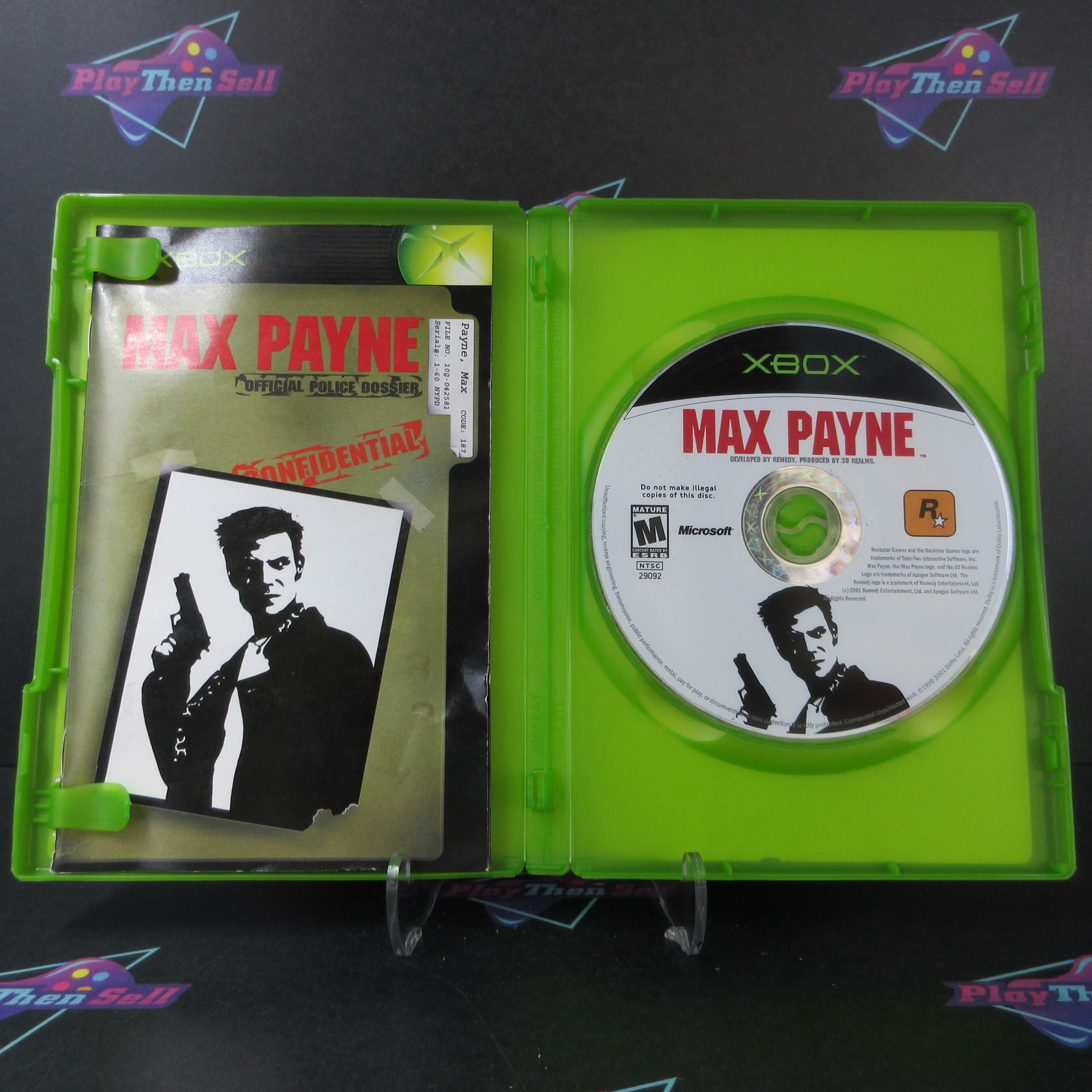 Max Payne Xbox AD Complete CIB - Very Good
