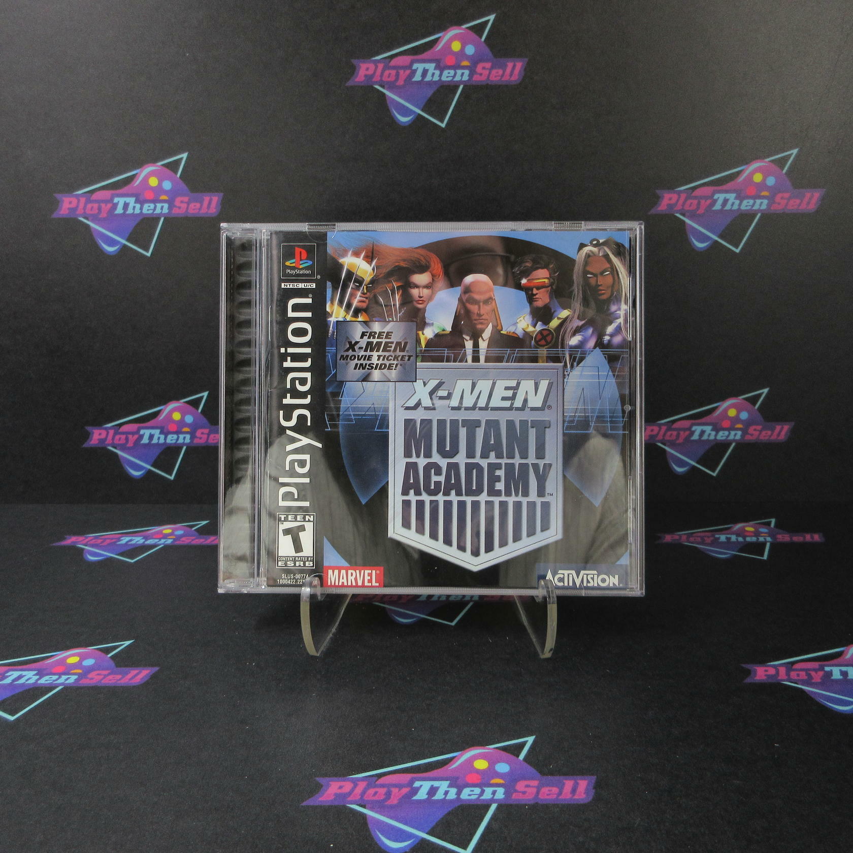 X-Men Mutant Academy PS1 PlayStation 1 + Reg Card - Like New