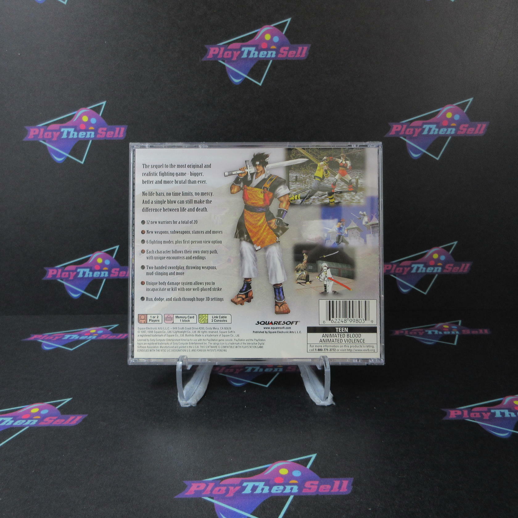 Bushido Blade 2 PS1 PlayStation 1 + Reg Card - Like New