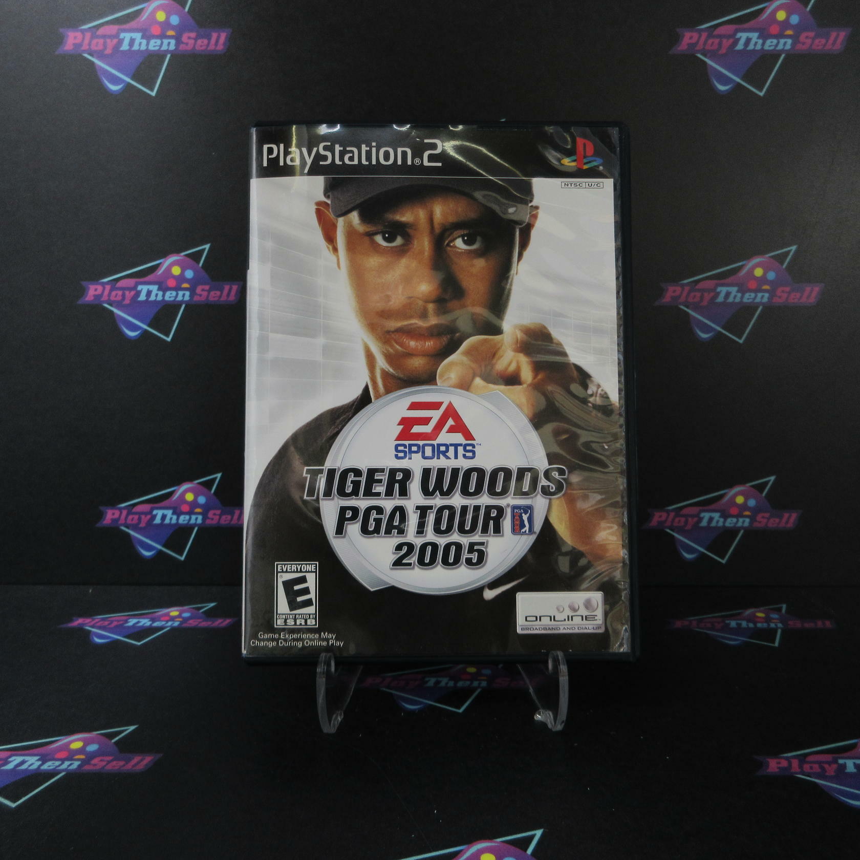 Tiger Woods PGA Tour 2005 PS2 PlayStation 2 AD/DD Complete CIB - Very Good