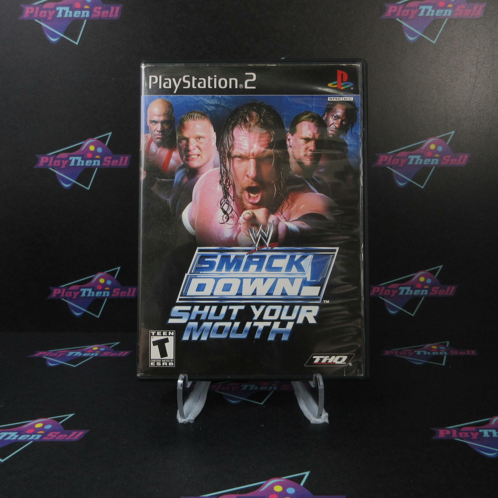 WWE Smackdown Shut Your Mouth PS2 PlayStation 2 - Like New