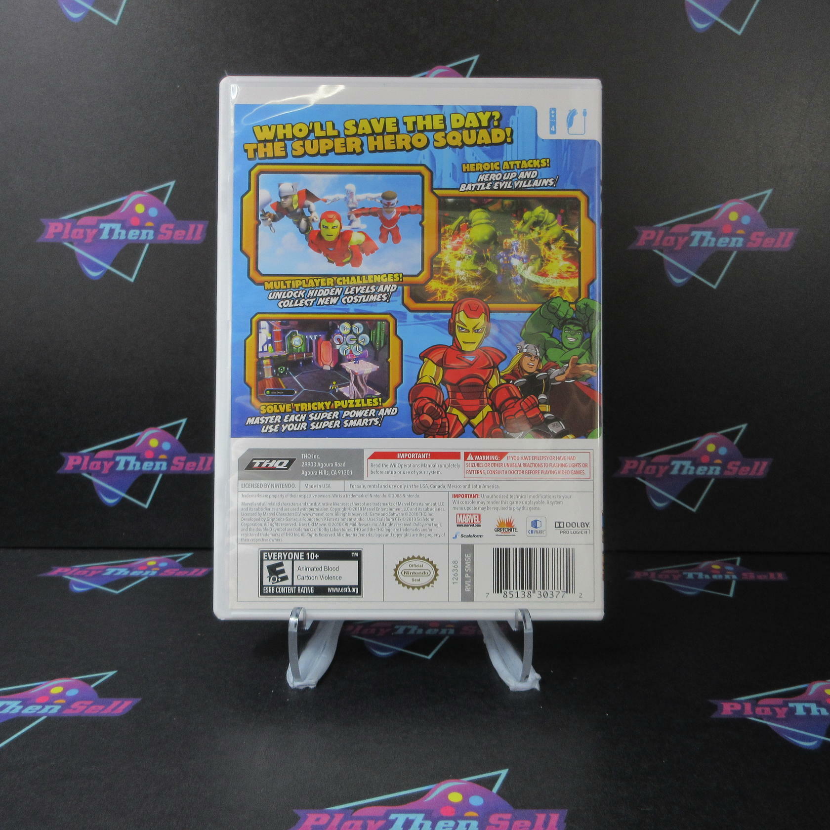 Marvel Super Hero Squad The Infinity Gauntlet Nintendo Wii - Like New